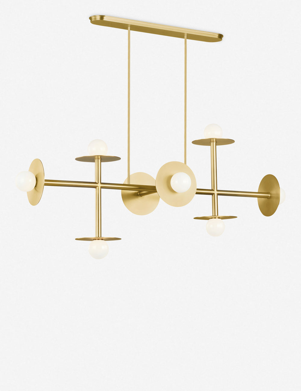 Lulu and Georgia - Nodes Large Linear Chandelier by Kelly Wearstler