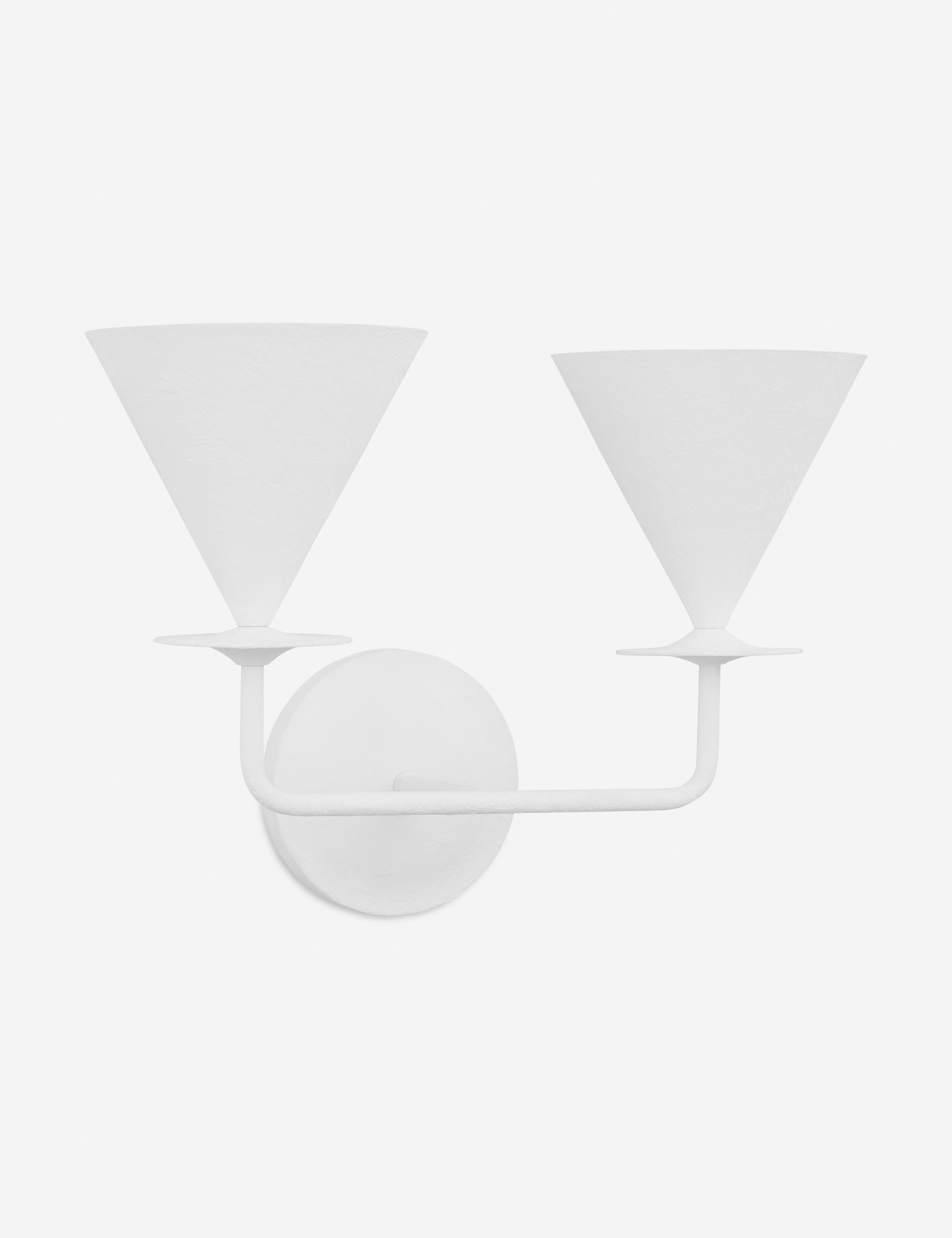 Lulu and Georgia - Cornet Double Sconce by Christiane Lemieux