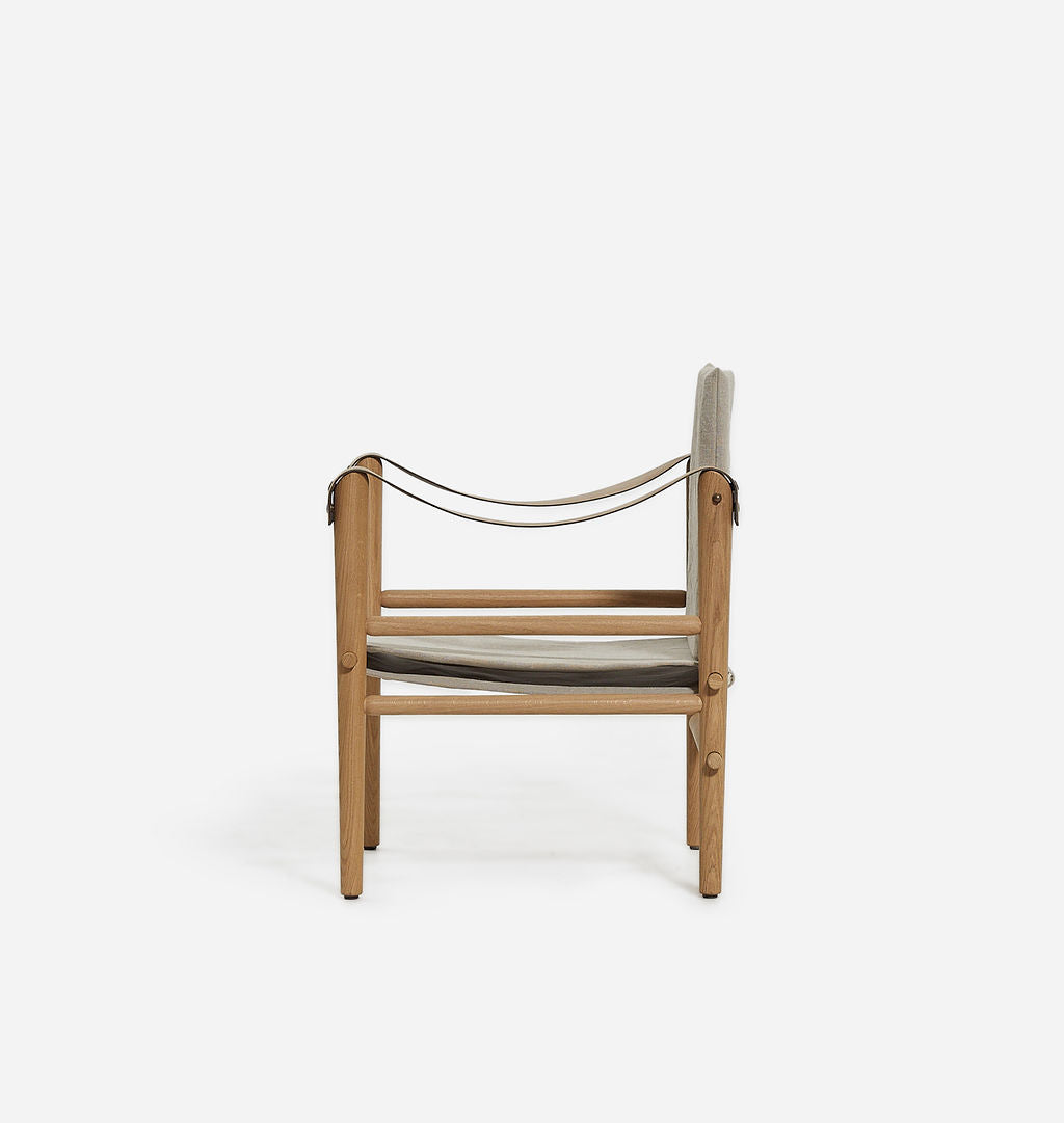 Amber Interiors - Montauk Hemp Linen Armchair