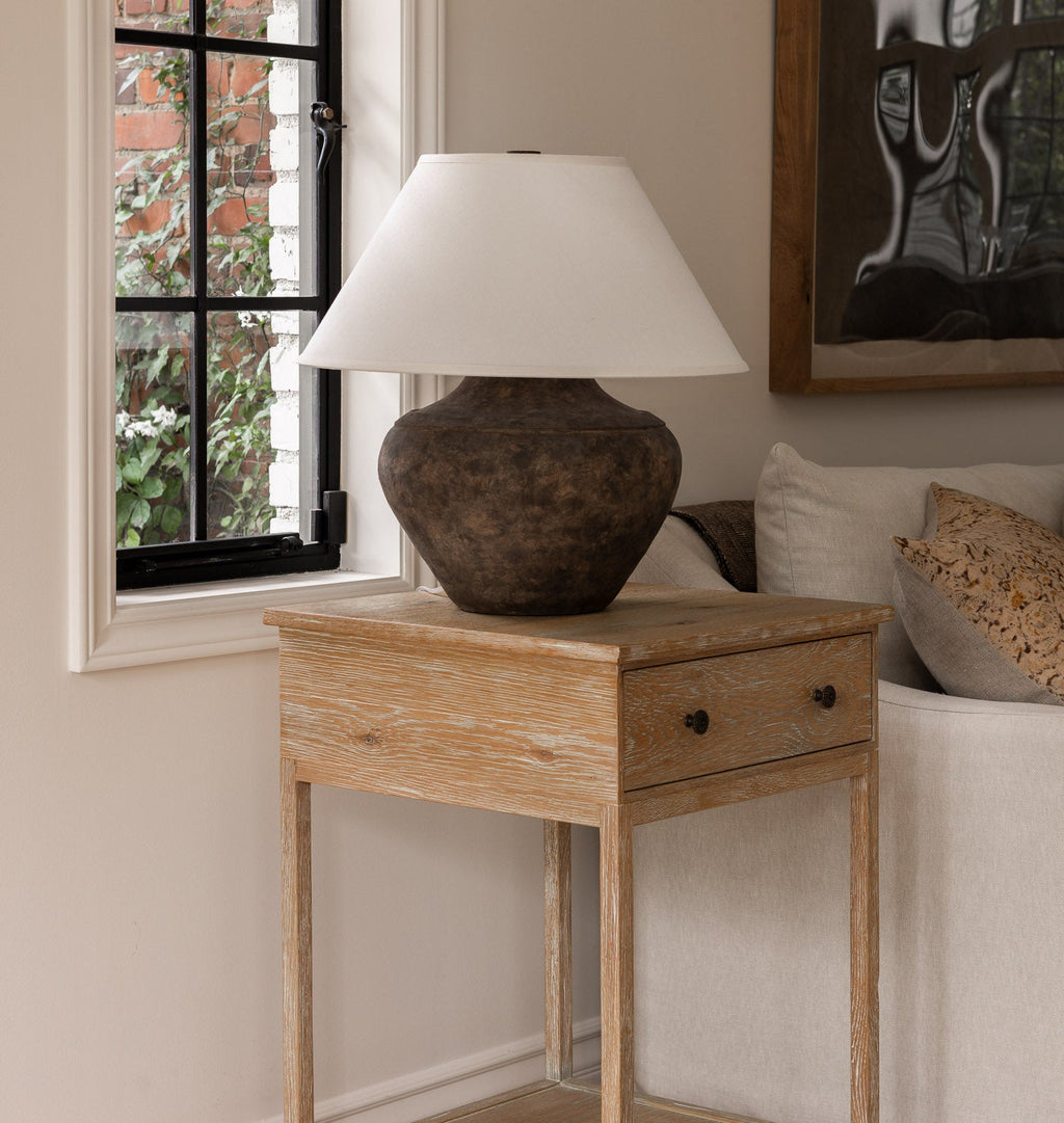 Amber Interiors - Calabria Rustico Table Lamp
