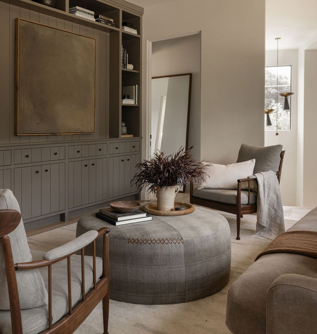Amber Interiors - Bryn Wood Floor Mirror