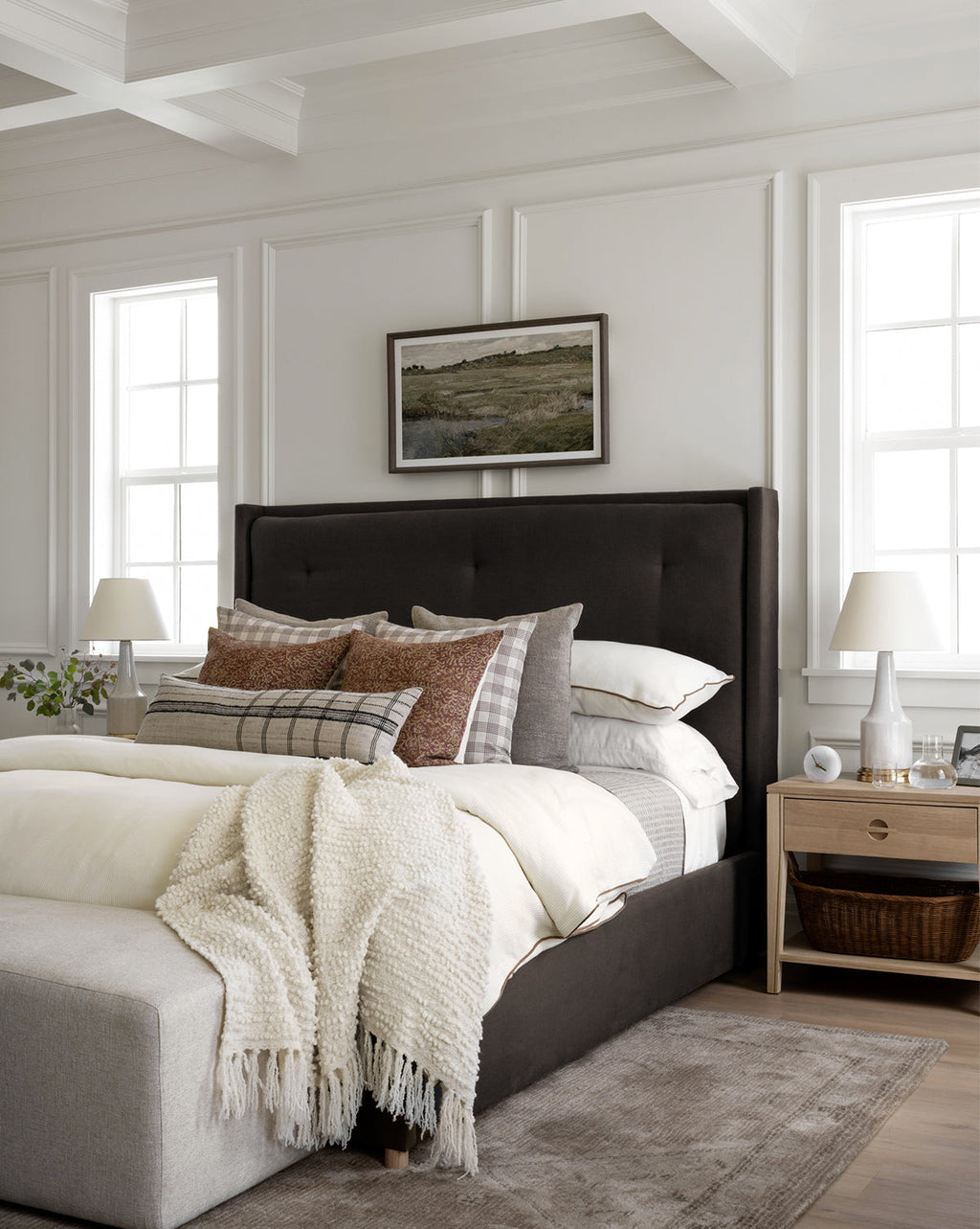 McGee & Co - Ria Bed Tall Headboard