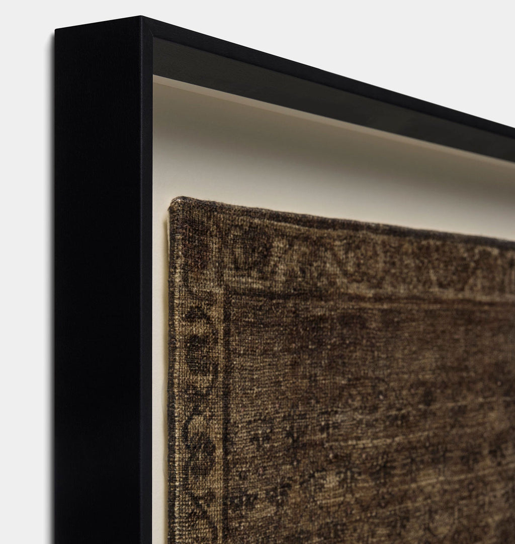 Amber Interiors - Felton Green / Black 56" x 28" Framed Wall Art
