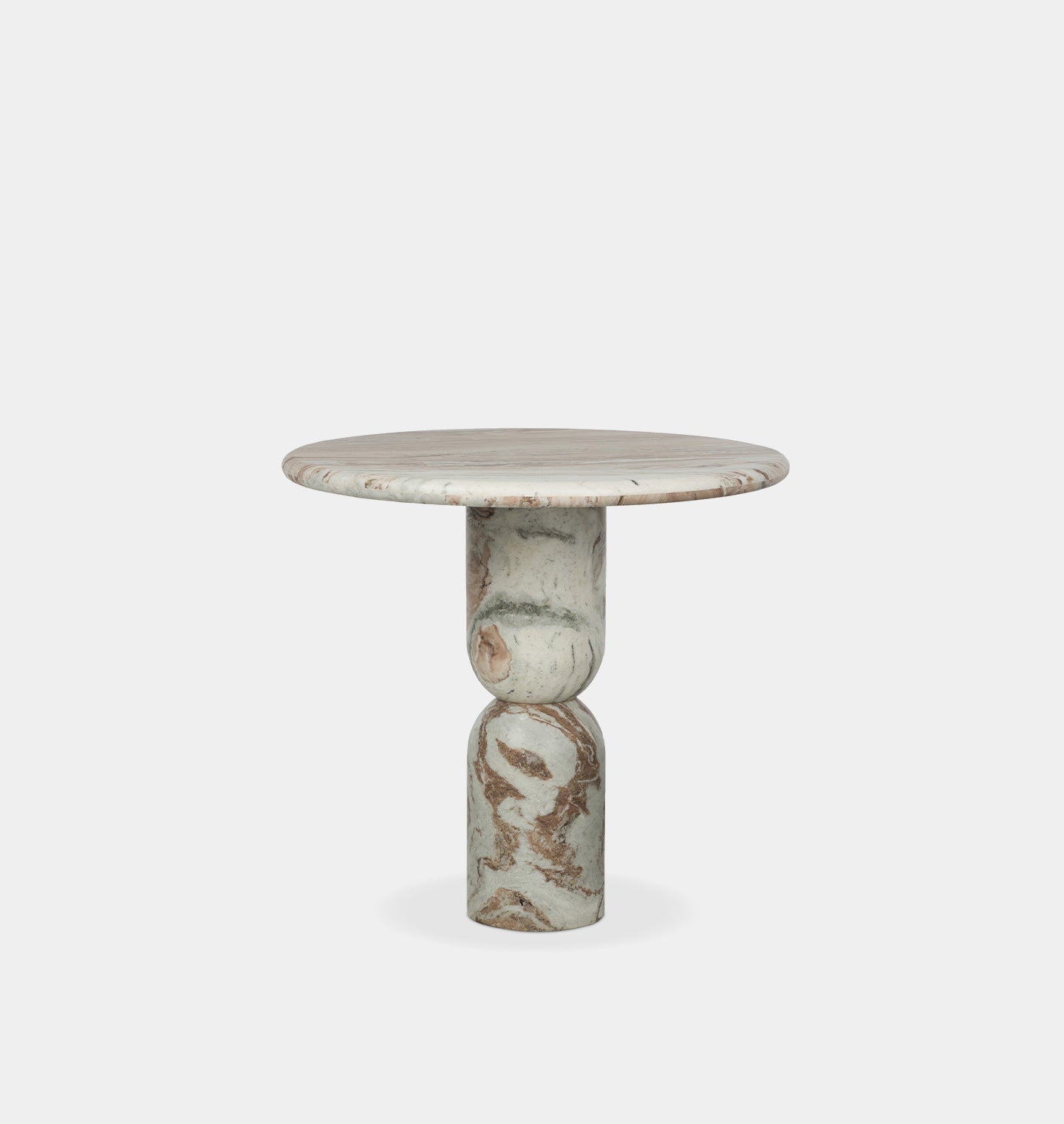 Amber Interiors - Figueroa Round Marble Dining Table