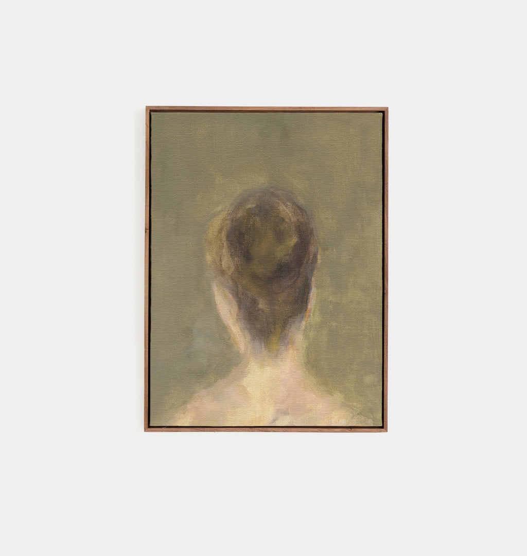 Amber Interiors - Figure 2 by Brittney Schulz Framed Print