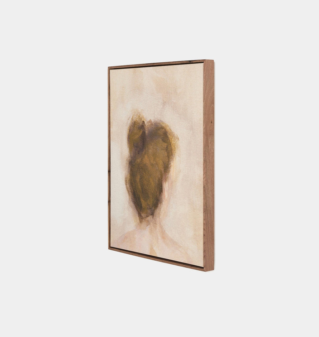 Amber Interiors - Figure 3 by Brittney Schulz Framed Print