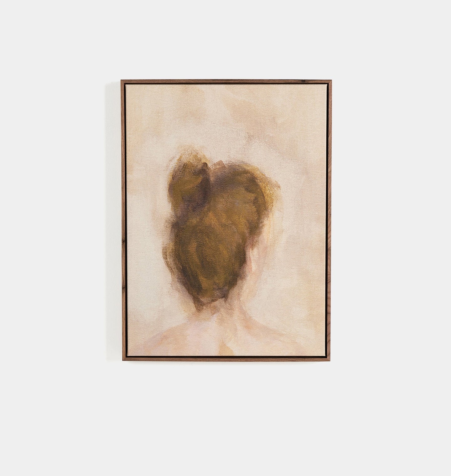 Amber Interiors - Figure 3 by Brittney Schulz Framed Print