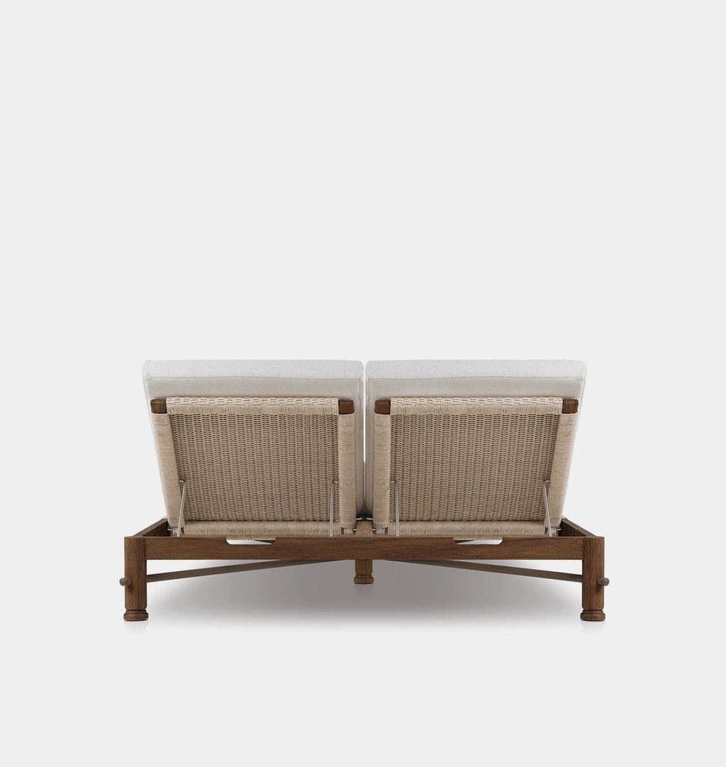 Amber Interiors - Finnegan Outdoor Double Chaise