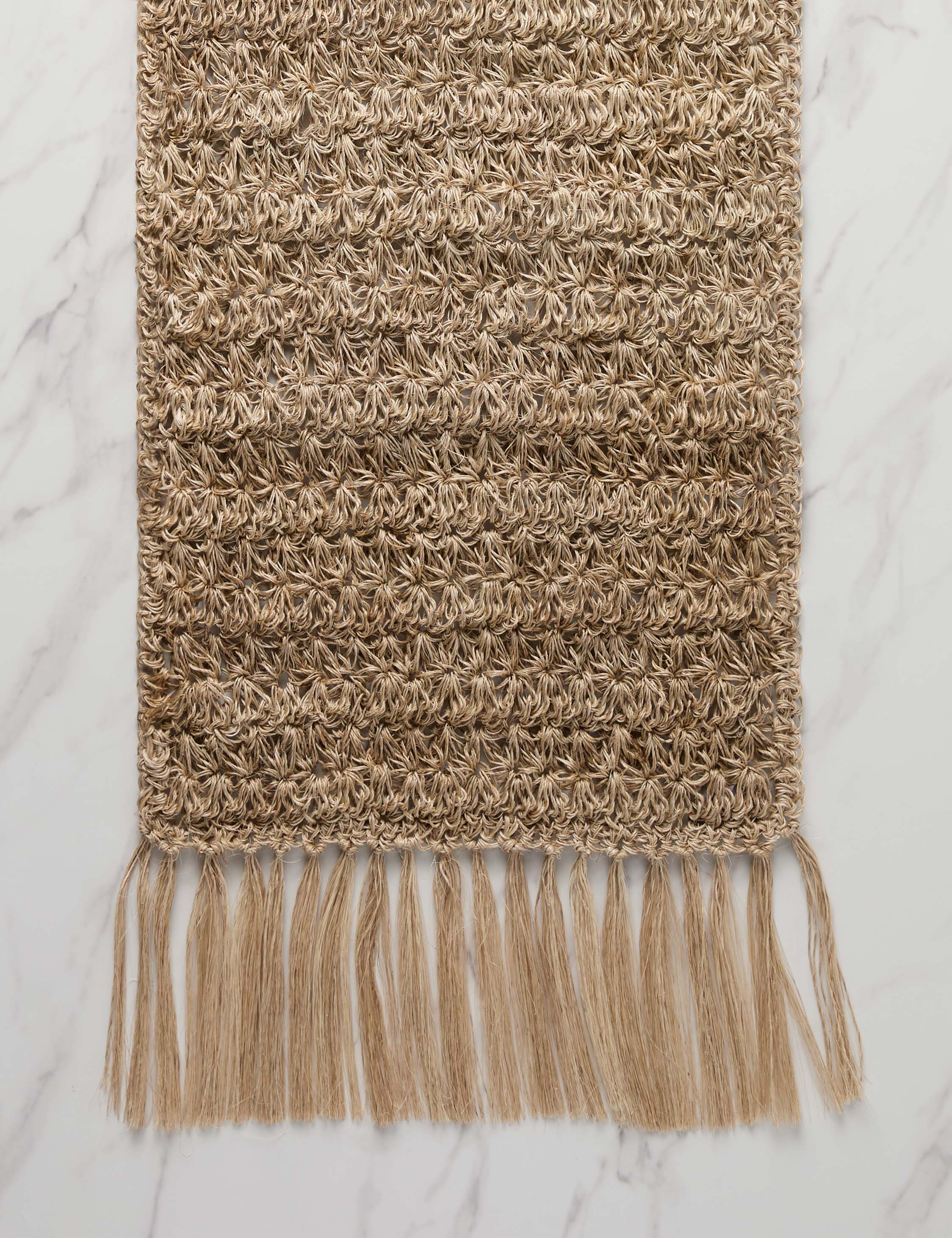 Lulu and Georgia - Fique Knots Table Runner by Tallo de Olivo
