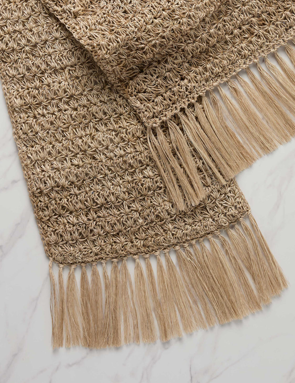 Lulu and Georgia - Fique Knots Table Runner by Tallo de Olivo