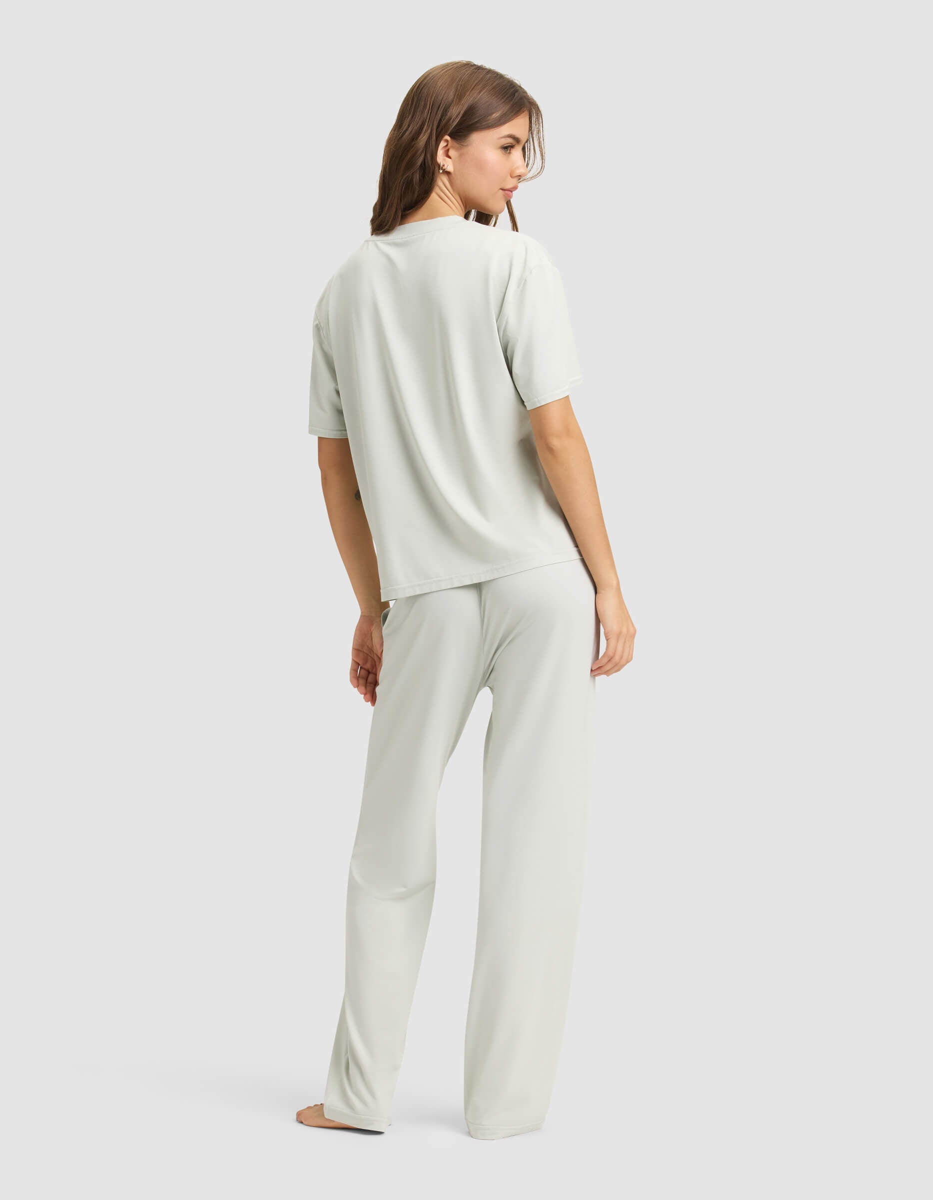 Cozy Earth - Women's First Layer Pajama Short Sleeve Tee & Pant Set