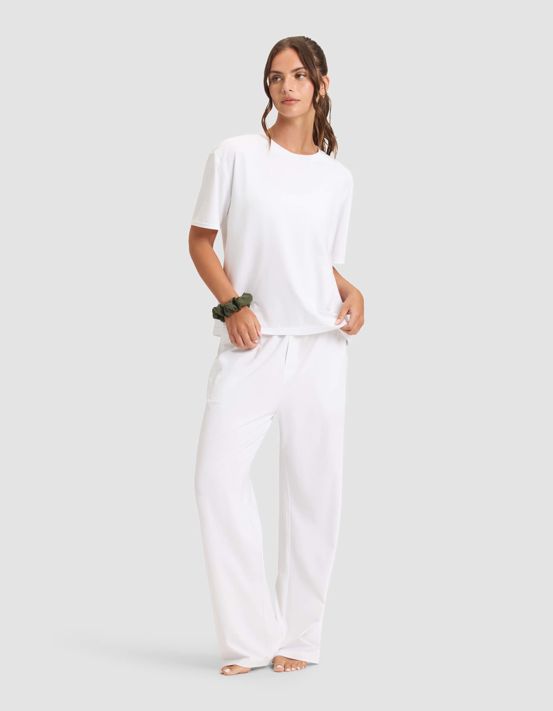 Cozy Earth - Women's First Layer Pajama Short Sleeve Tee & Pant Set
