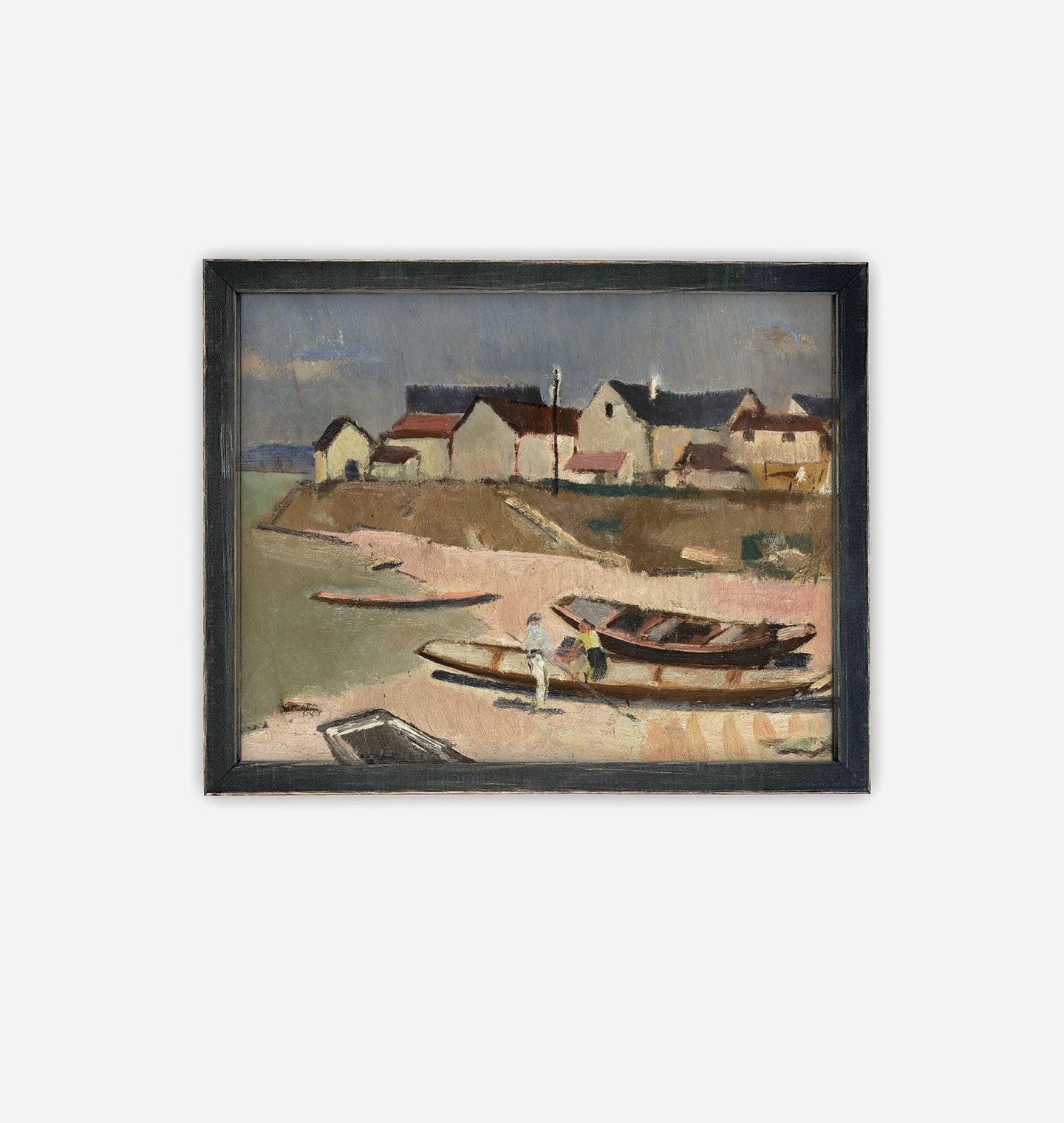 Amber Interiors - Fisherman's Village Framed Print