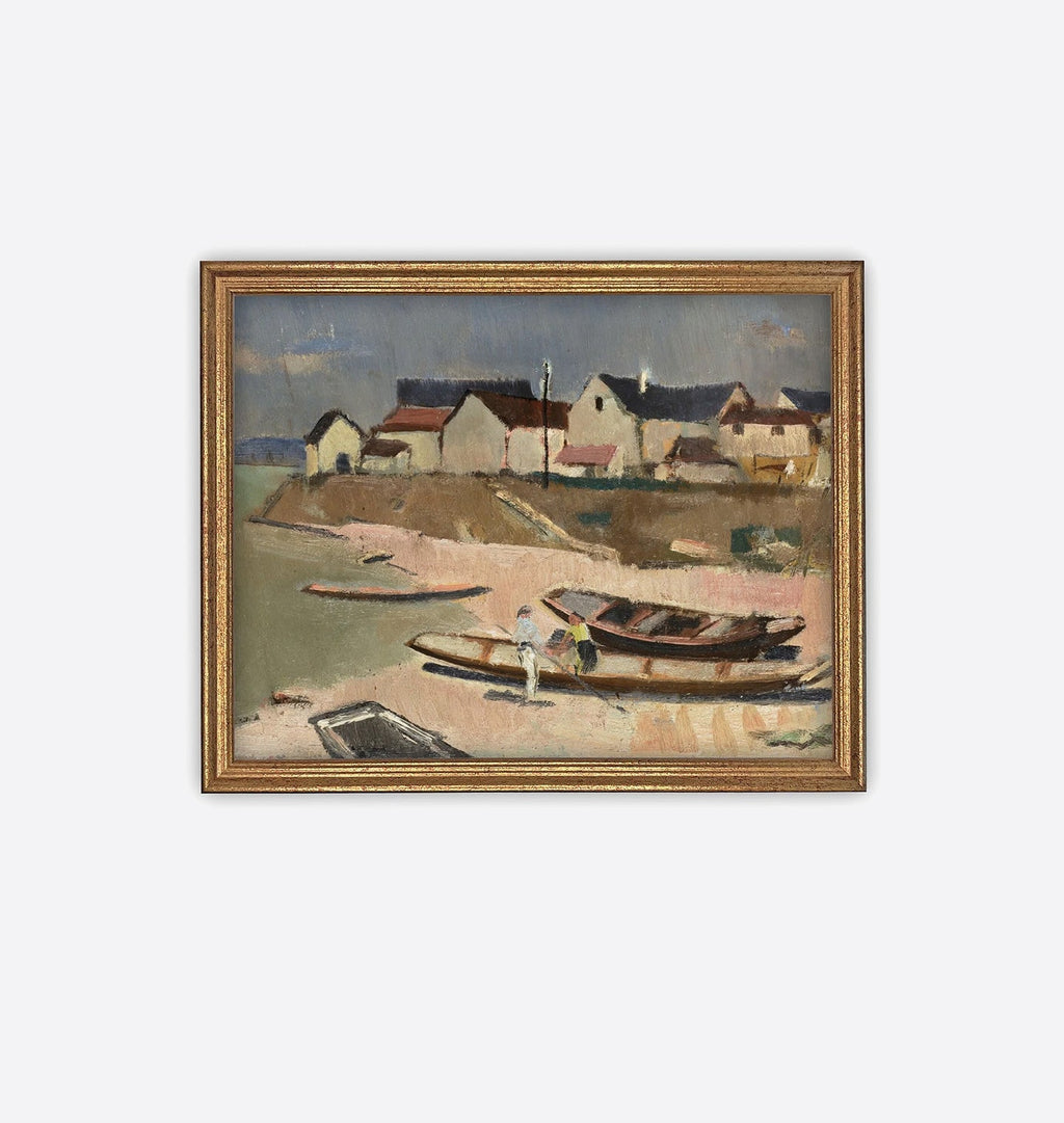 Amber Interiors - Fisherman's Village Framed Print