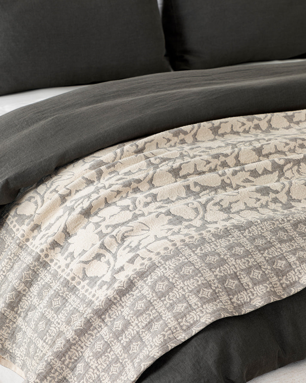 McGee & Co - Floral Matelasse Coverlet