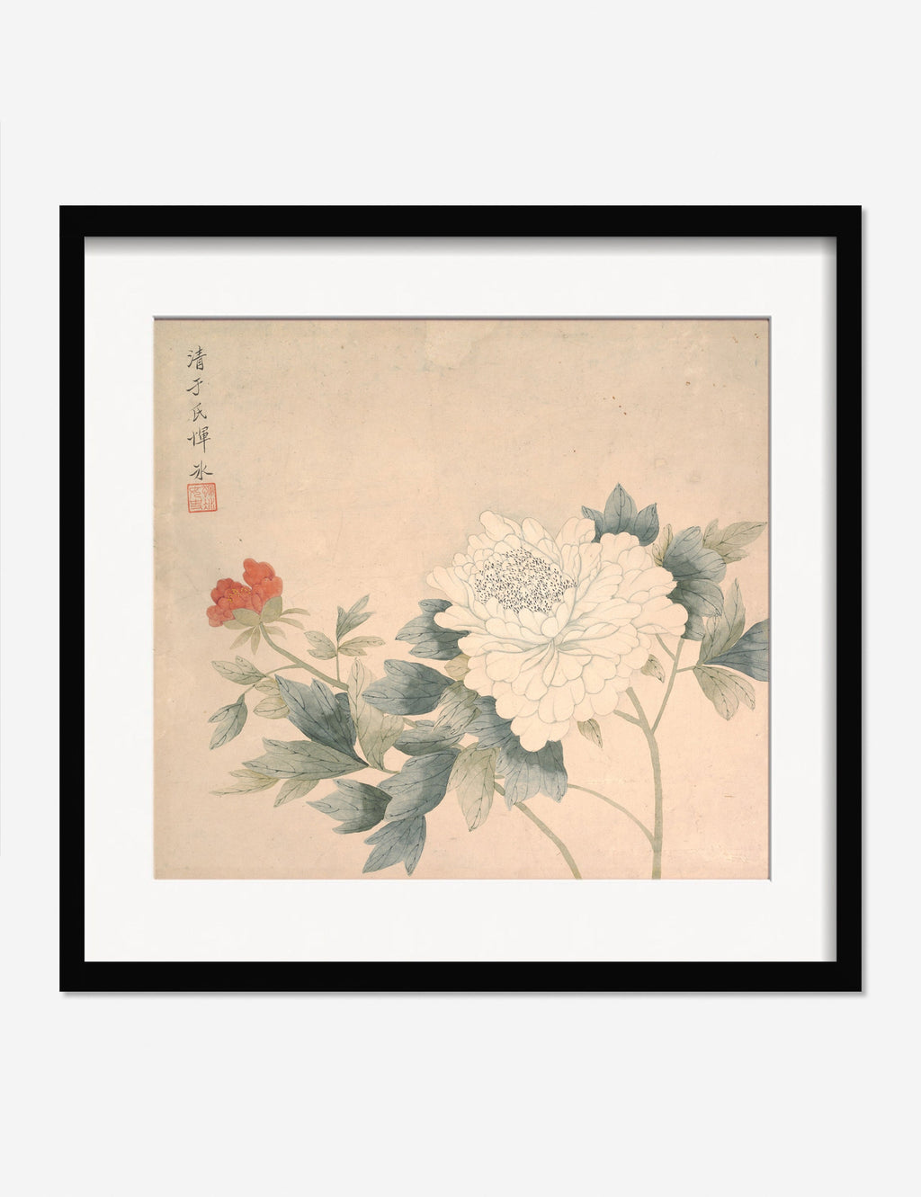 Lulu and Georgia - Flower Study 2 Print by Yun Bing