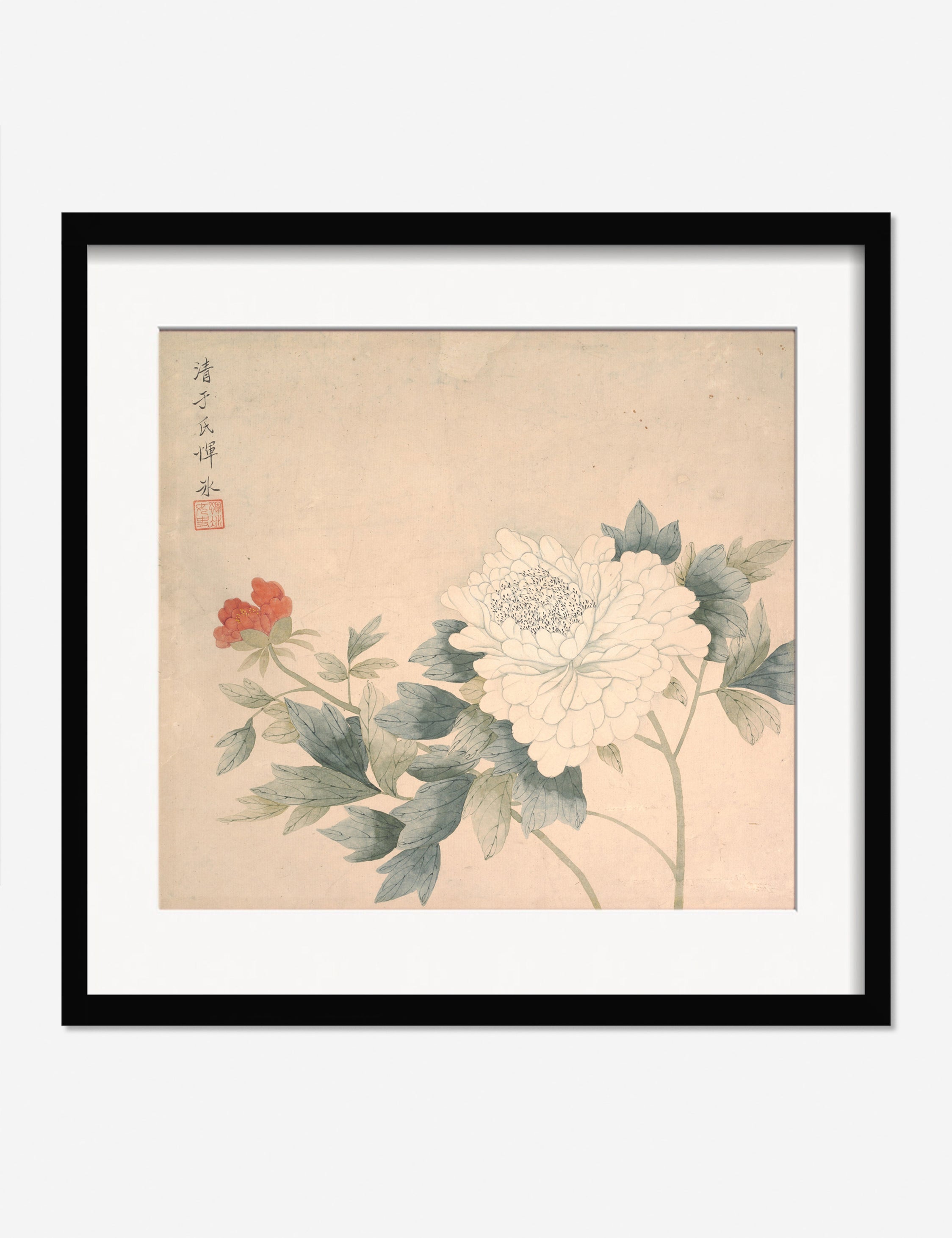 Lulu and Georgia - Flower Study 2 Print by Yun Bing