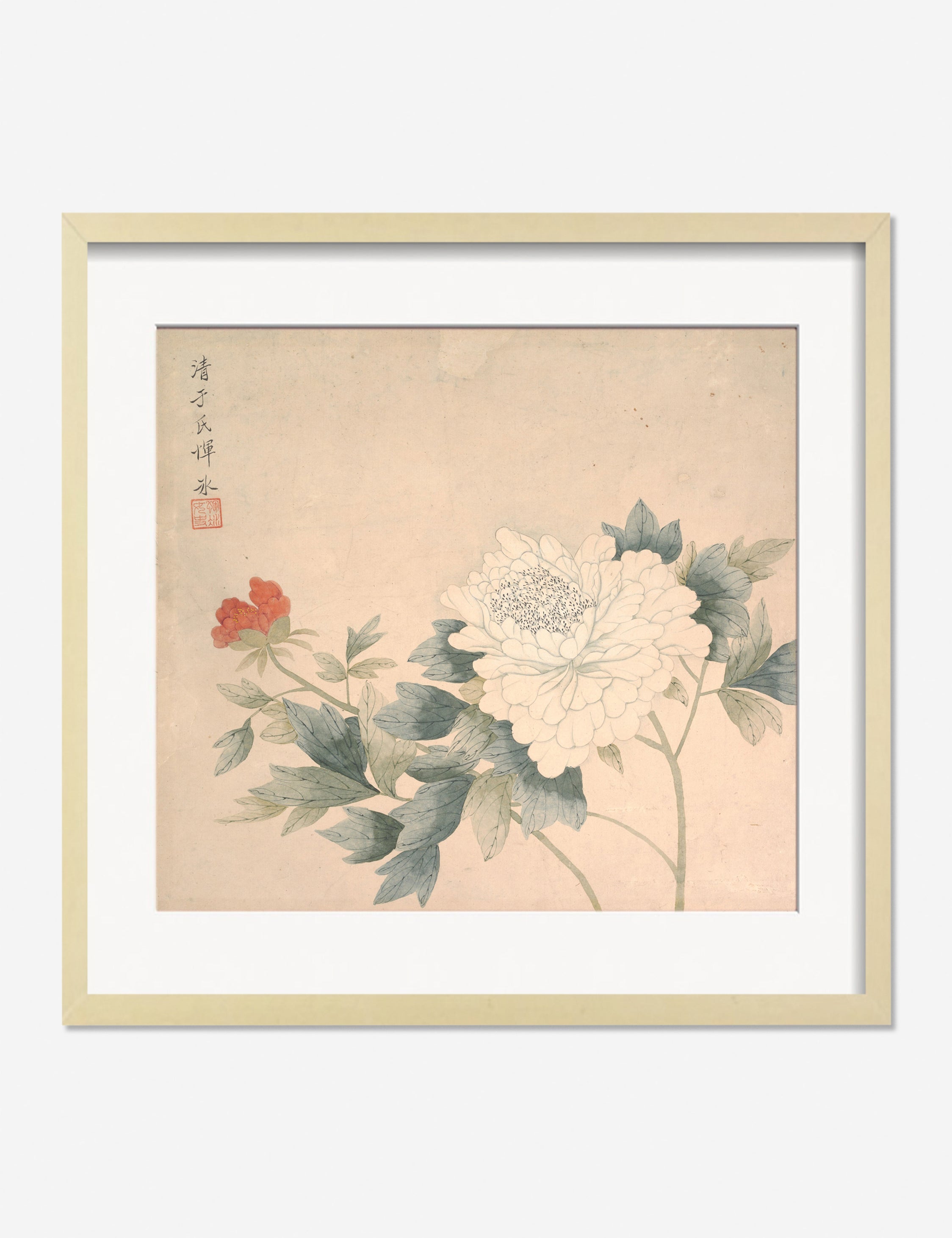 Lulu and Georgia - Flower Study 2 Print by Yun Bing