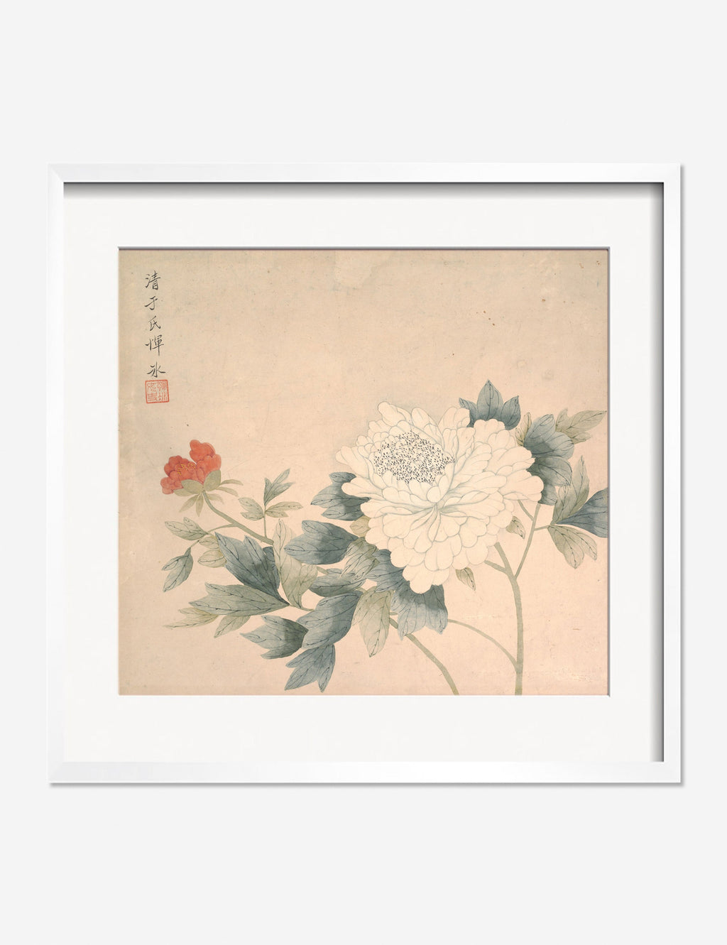 Lulu and Georgia - Flower Study 2 Print by Yun Bing