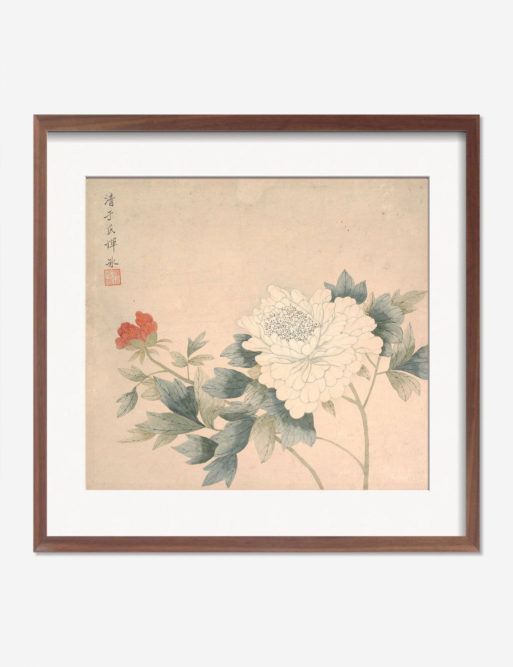 Lulu and Georgia - Flower Study 2 Print by Yun Bing