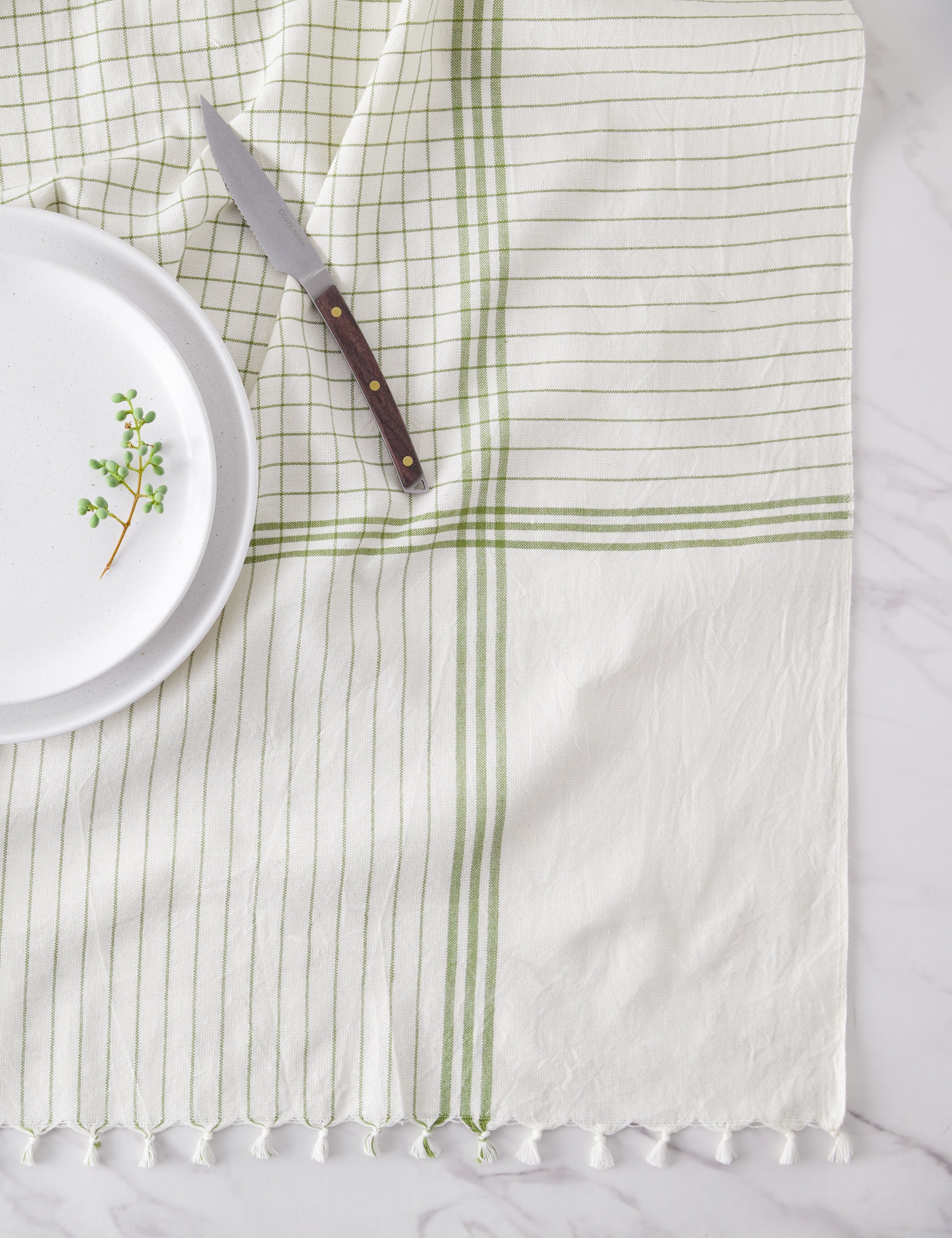 Lulu and Georgia - French Lattice Tablecloth by Heather Taylor Home