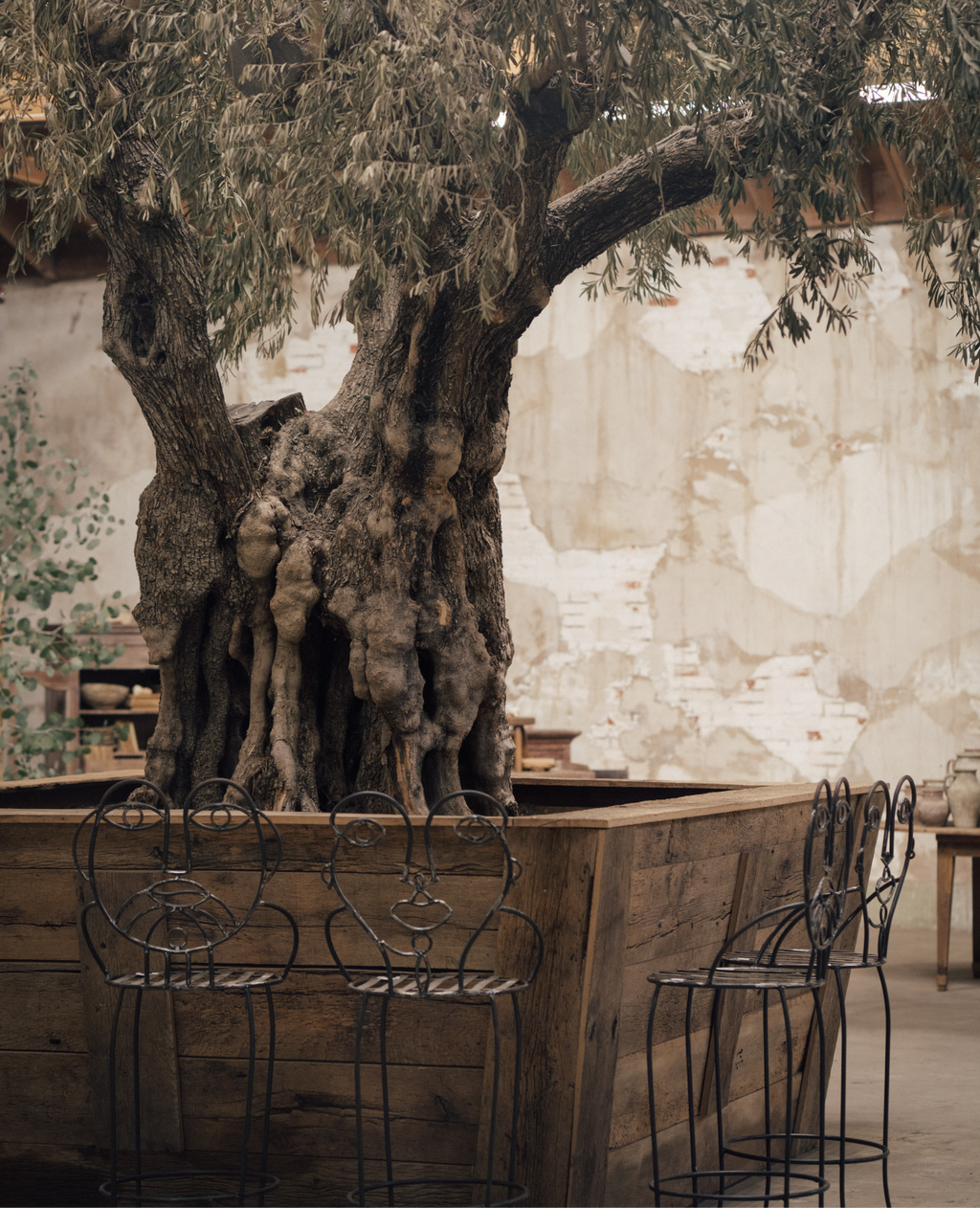 Olive Ateliers - Metal Face Bar Stool - Hers