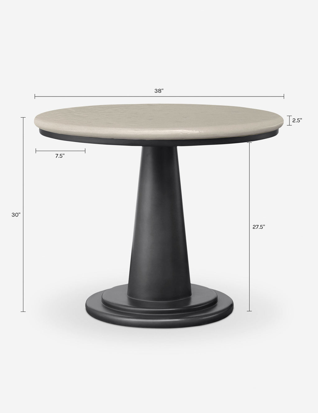 Lulu and Georgia - Brio Round Outdoor Dining Table