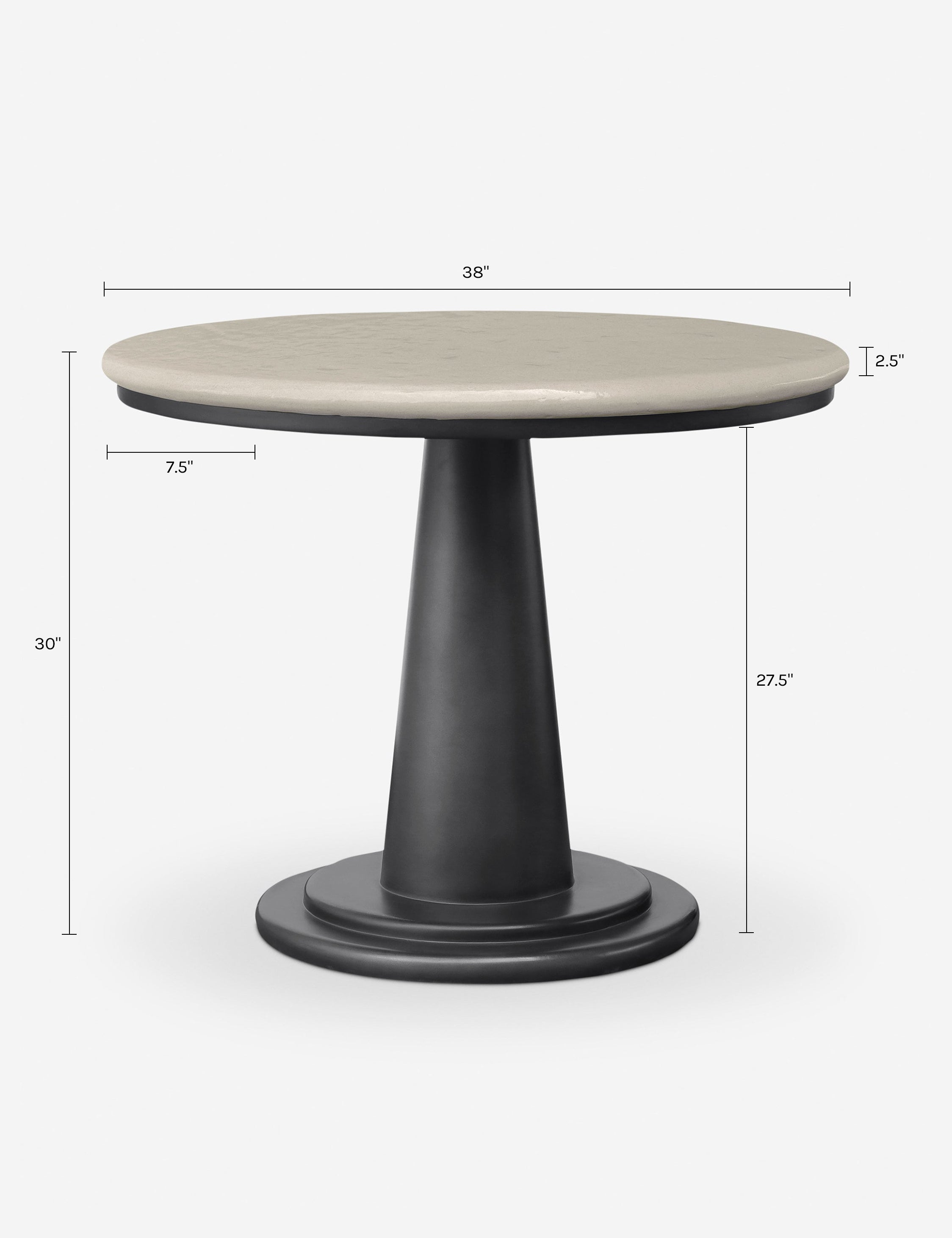 Lulu and Georgia - Brio Round Outdoor Dining Table