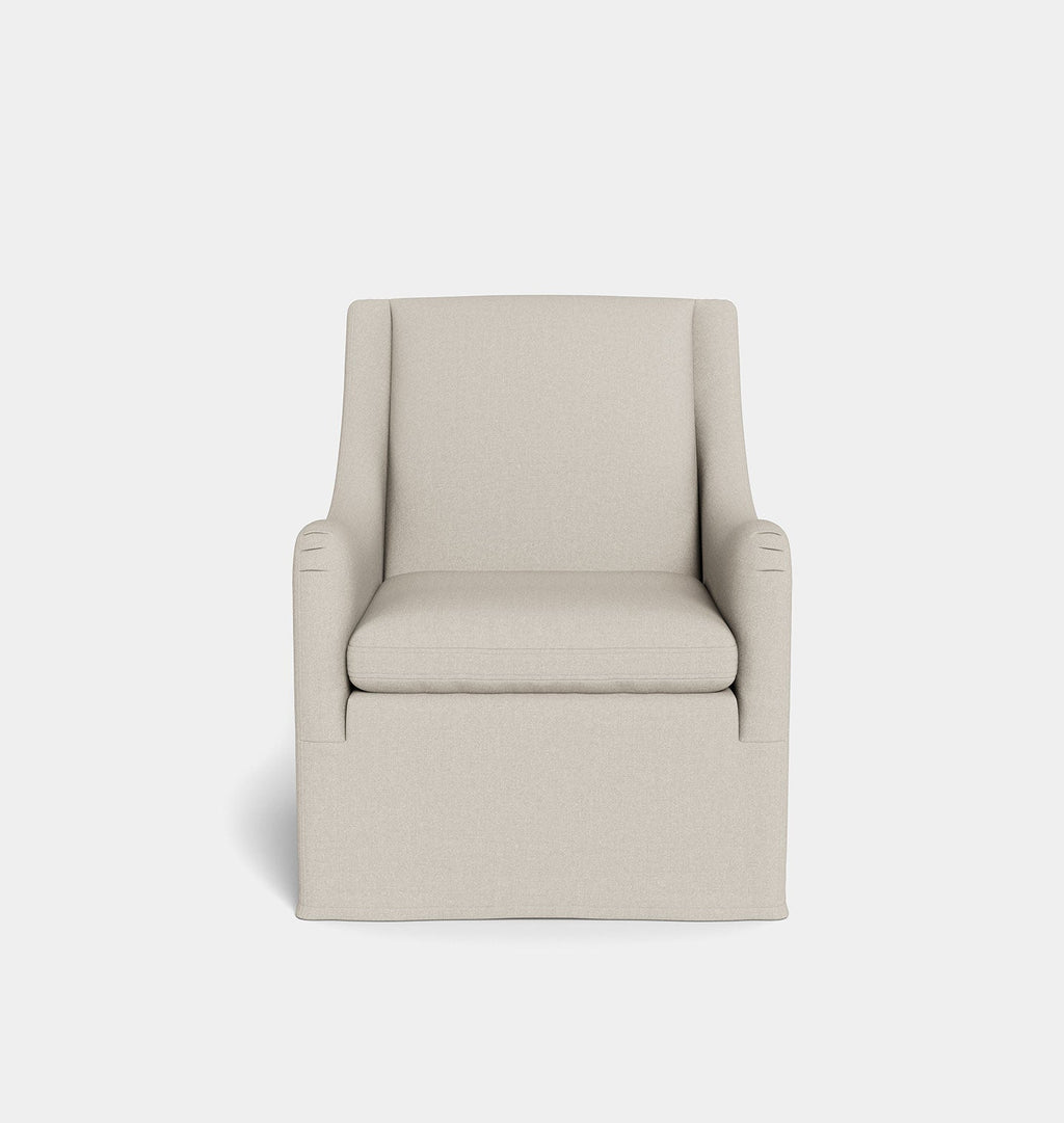 Amber Interiors - Georgie Slipcovered Armchair