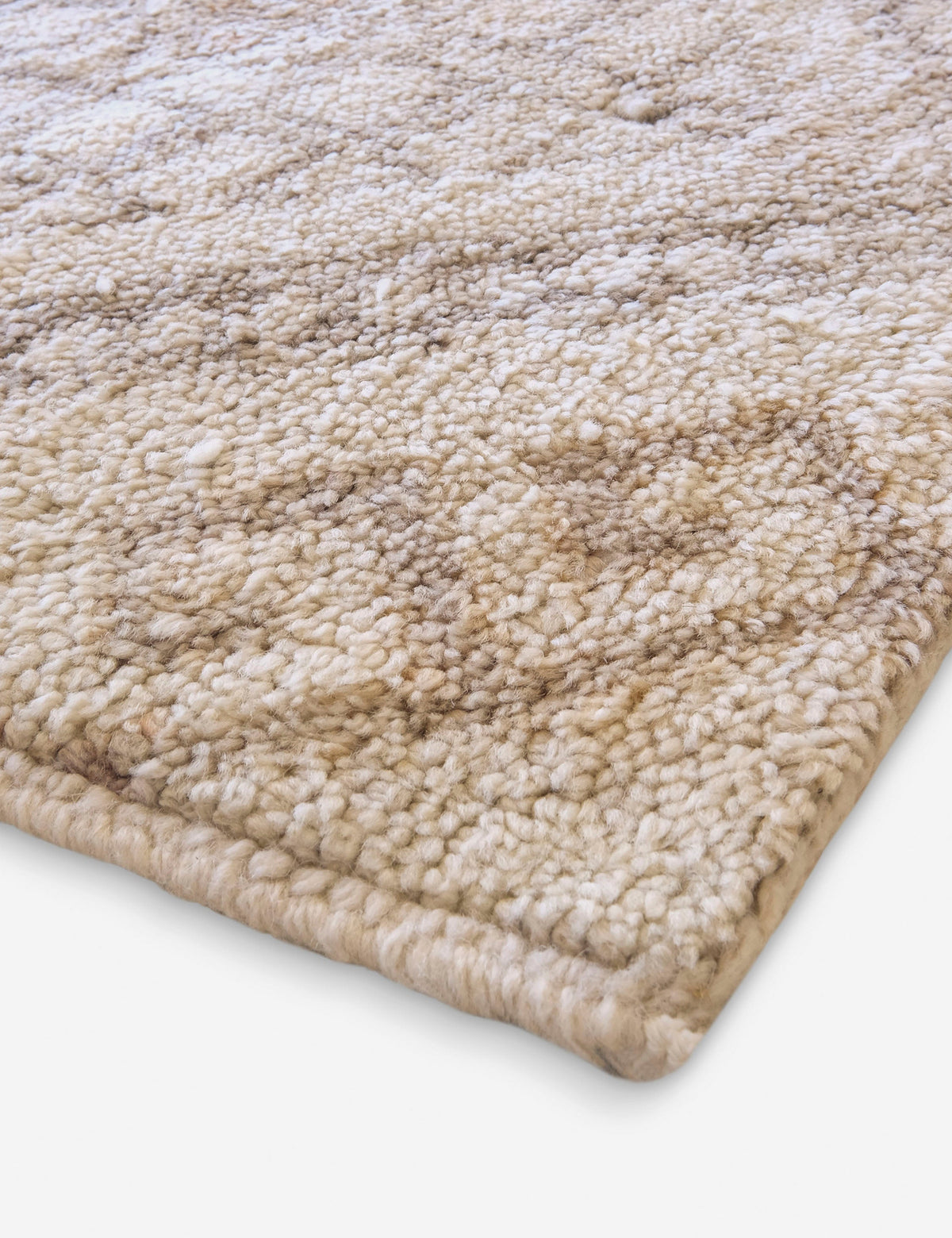 Lulu and Georgia - Vintage Moroccan Hand - Knotted Wool Rug No. 61, 6'7" x 10'4"