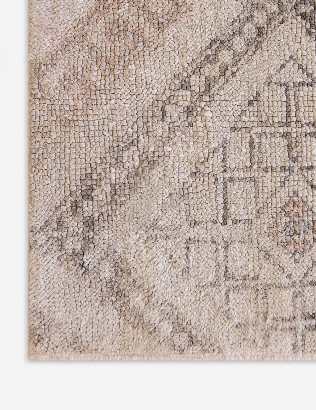 Lulu and Georgia - Vintage Moroccan Hand - Knotted Wool Rug No. 61, 6'7" x 10'4"
