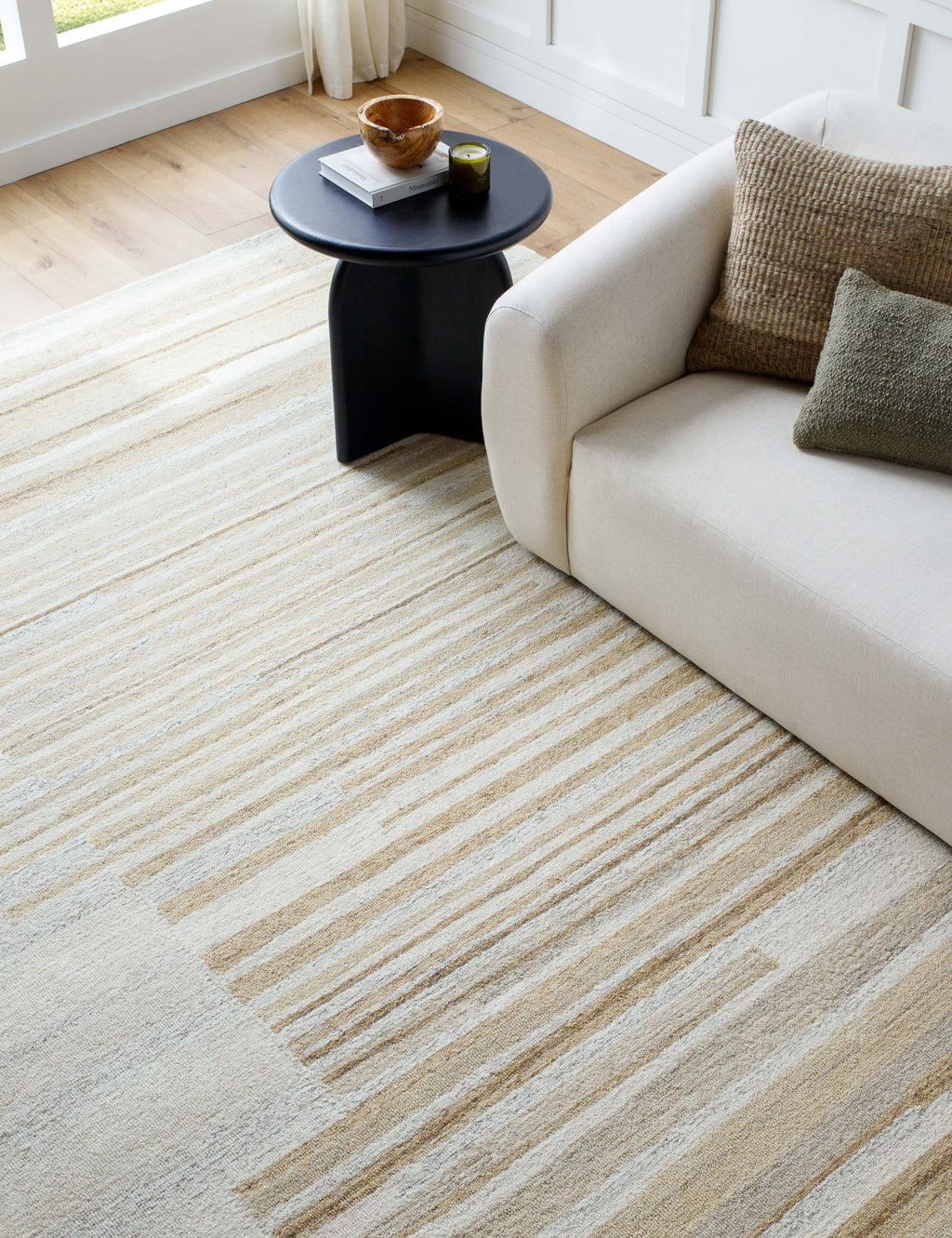 Lulu and Georgia - Oshman Hand - Tufted Wool Morrocan Style Rug