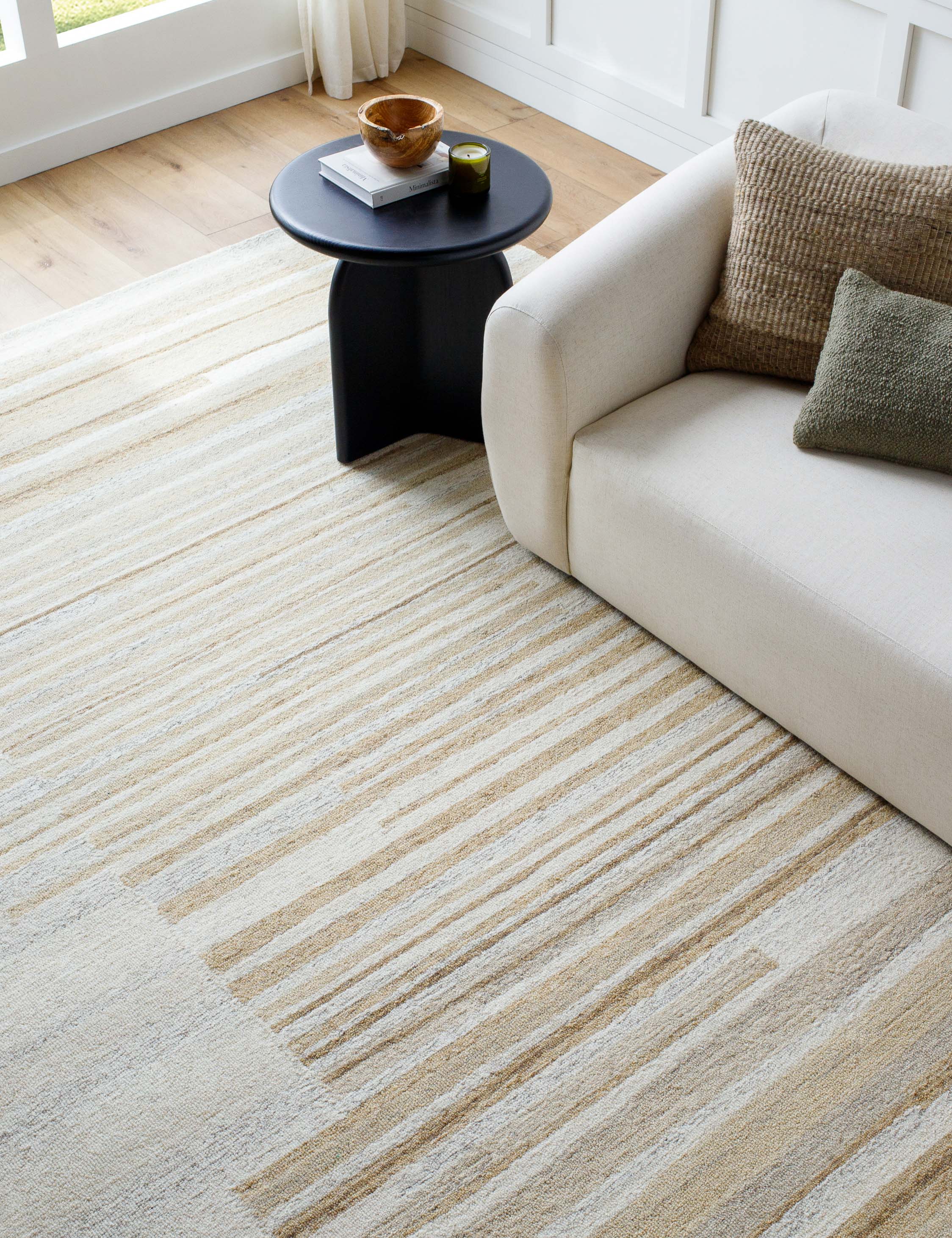 Lulu and Georgia - Oshman Hand - Tufted Wool Morrocan Style Rug