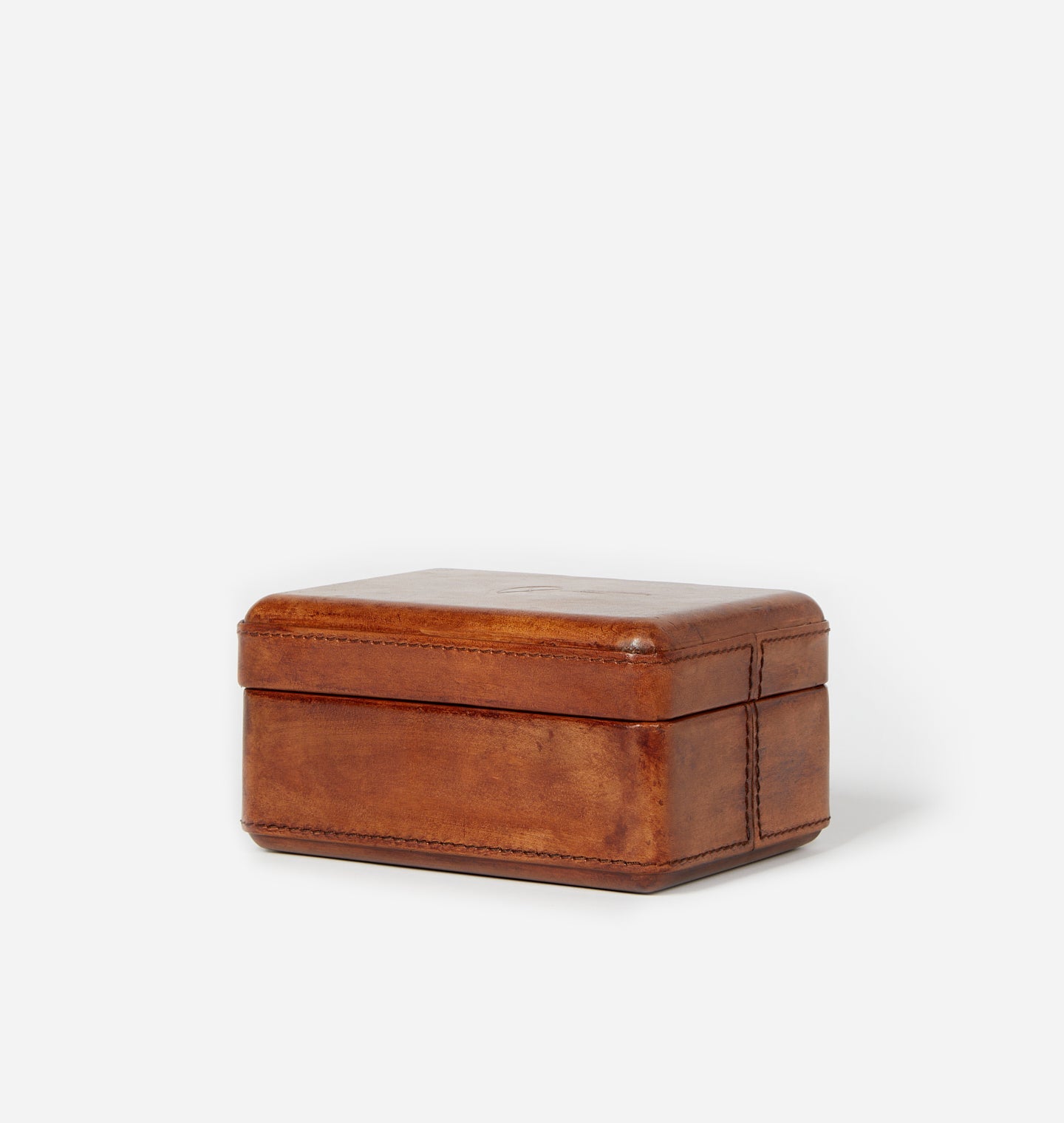 Amber Interiors - Leather Wrapped Box