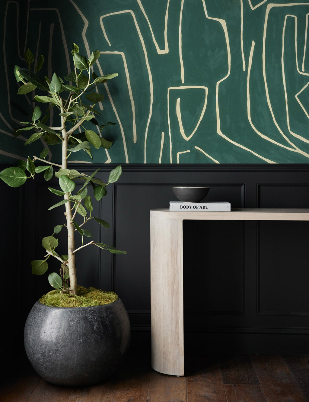 Lulu and Georgia - Graffito Wallpaper by Kelly Wearstler