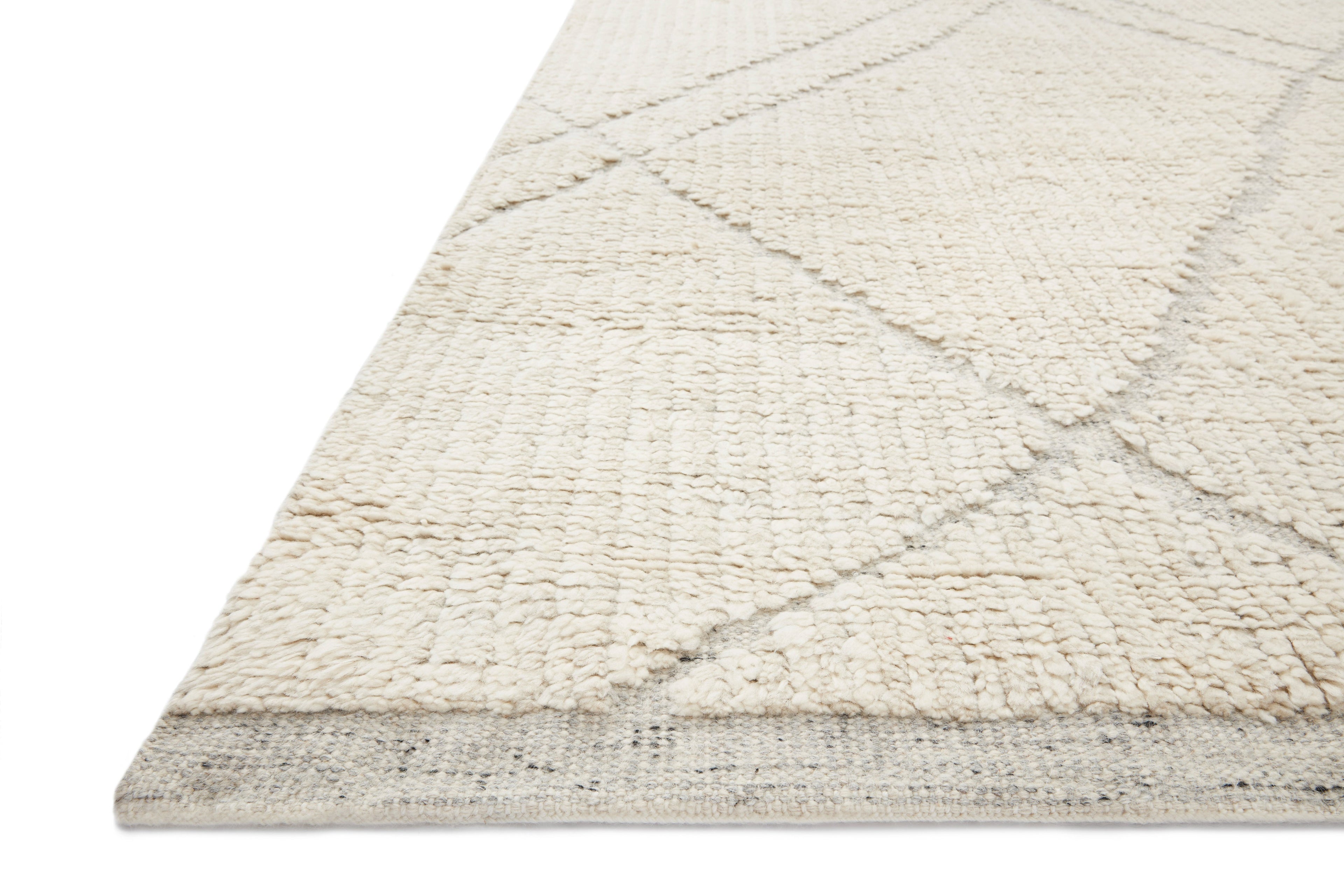 Amber Interiors - Gwyneth GWY - 03 Ivory / Silver Area Rug