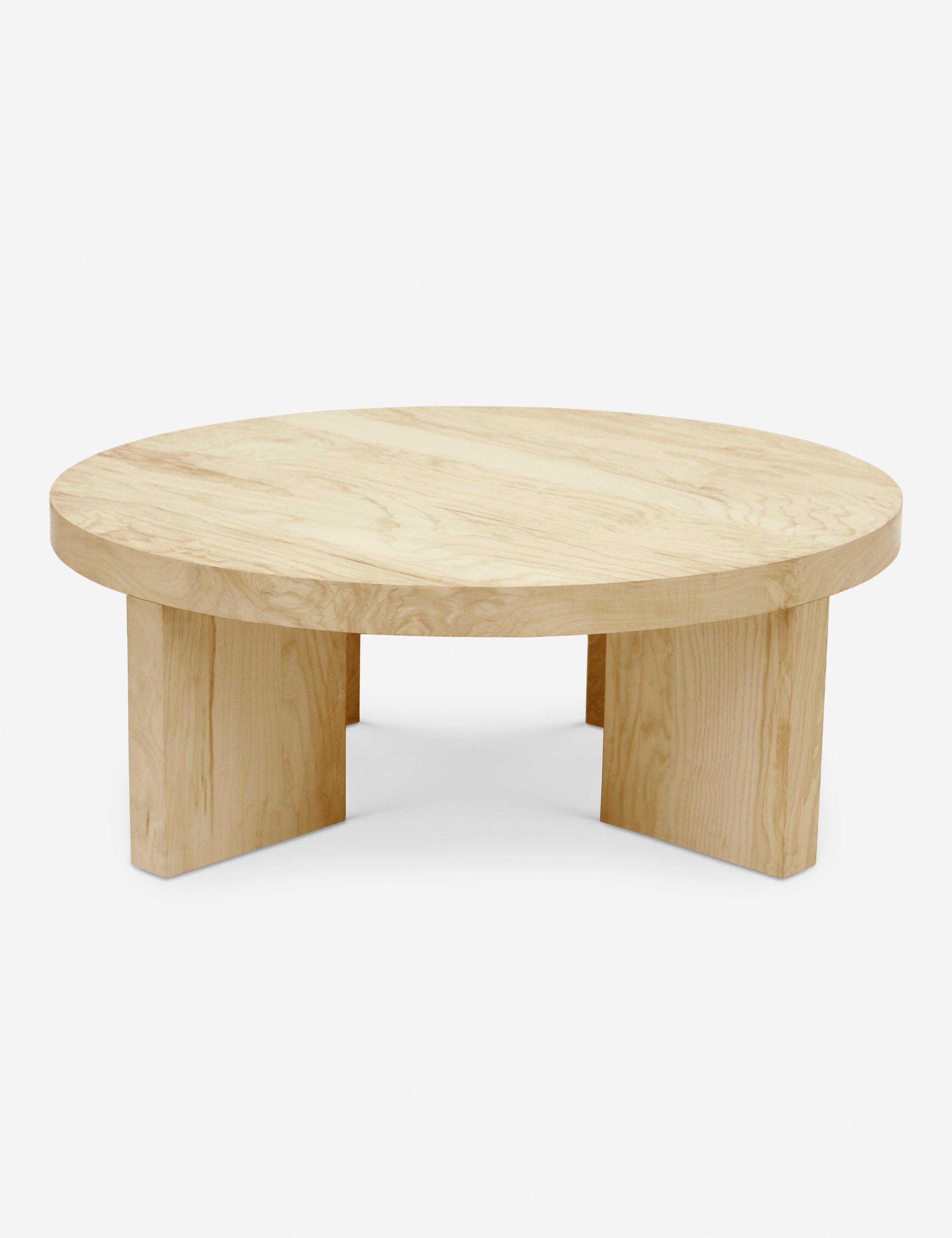 Lulu and Georgia - Kearns Round Burl Wood Coffee Table