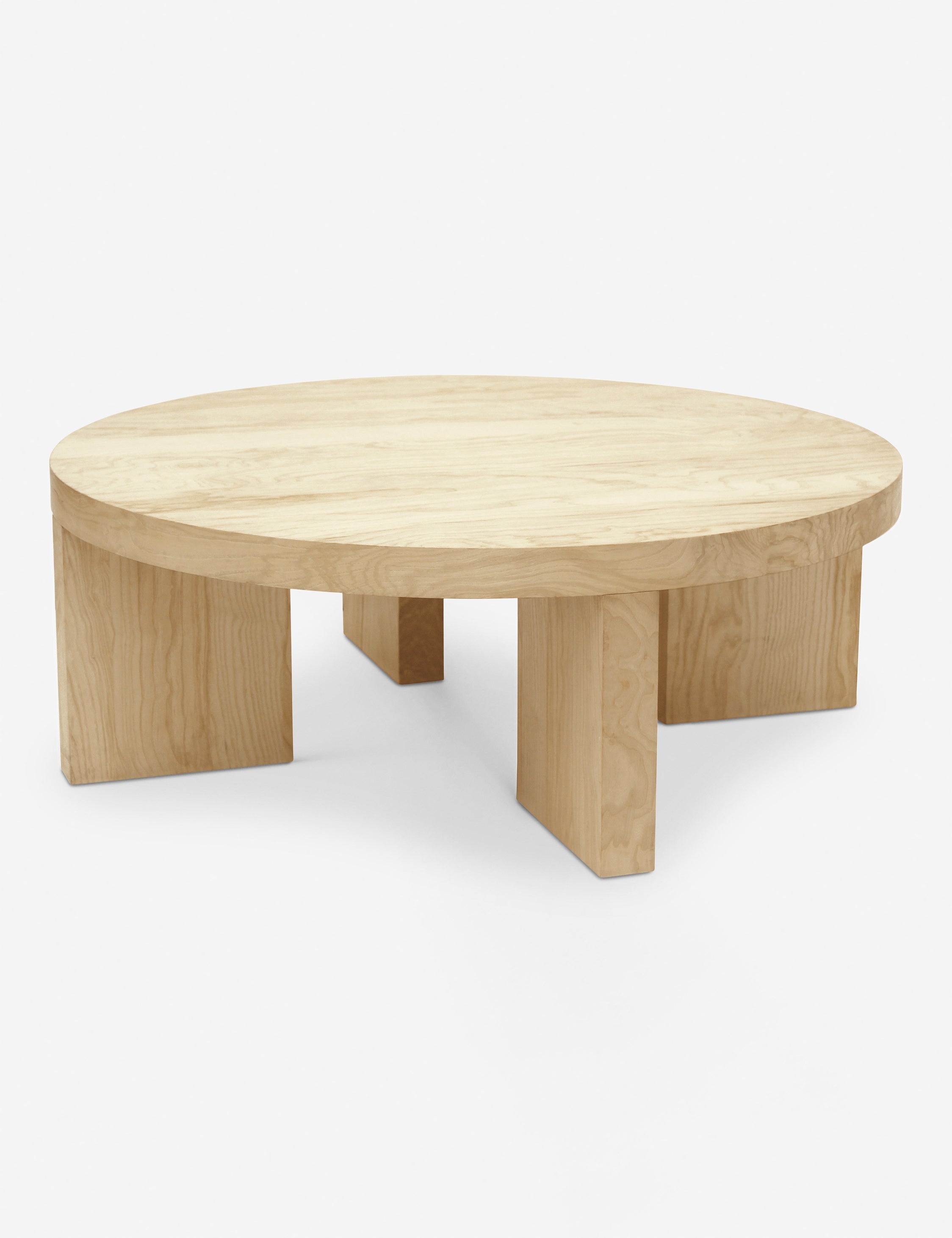 Lulu and Georgia - Kearns Round Burl Wood Coffee Table