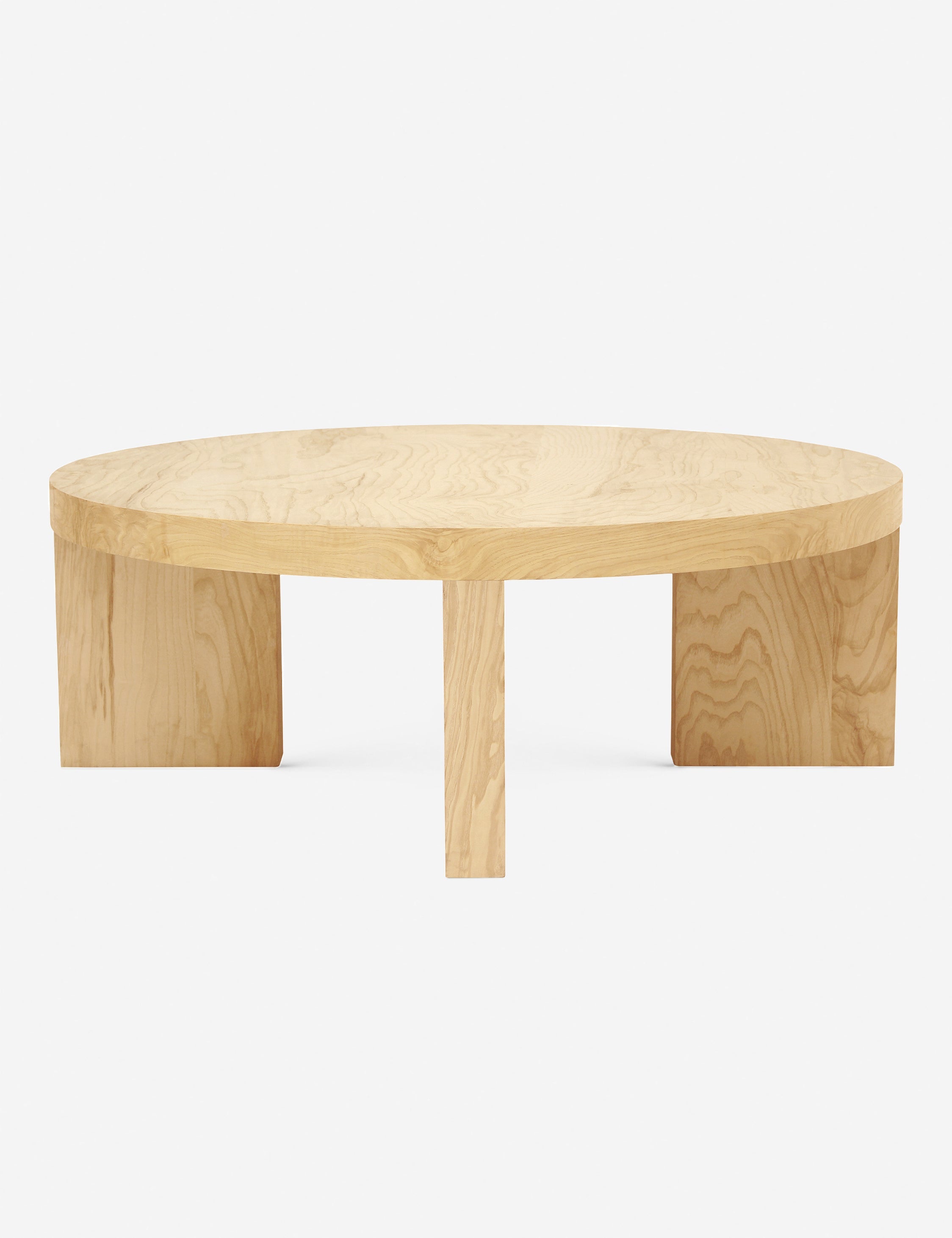 Lulu and Georgia - Kearns Round Burl Wood Coffee Table