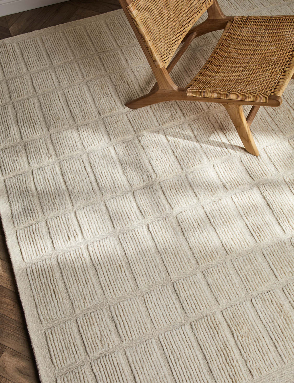 Lulu and Georgia - Open Box: Geller Rug Ivory, 9' x 12'