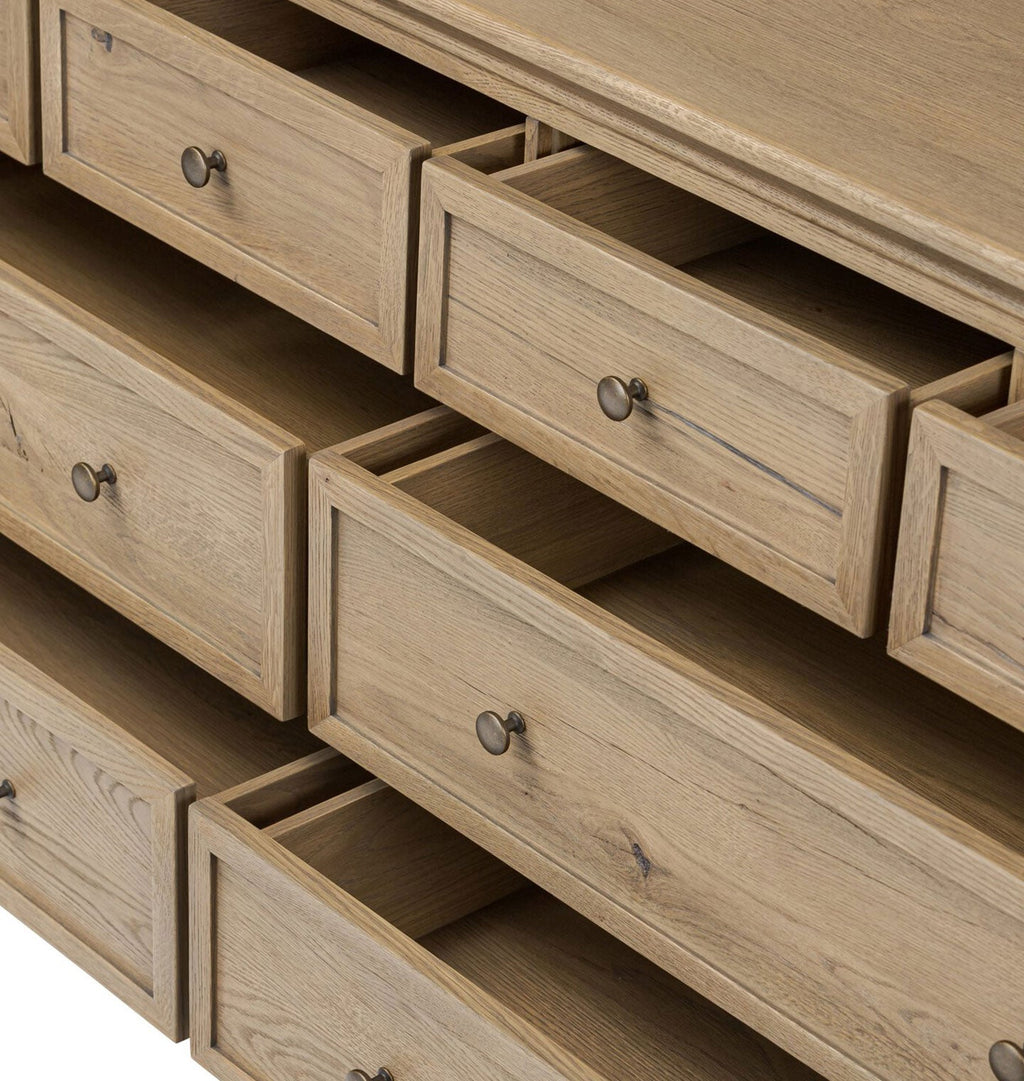 Amber Interiors - Geoffrey 8 Drawer Dresser
