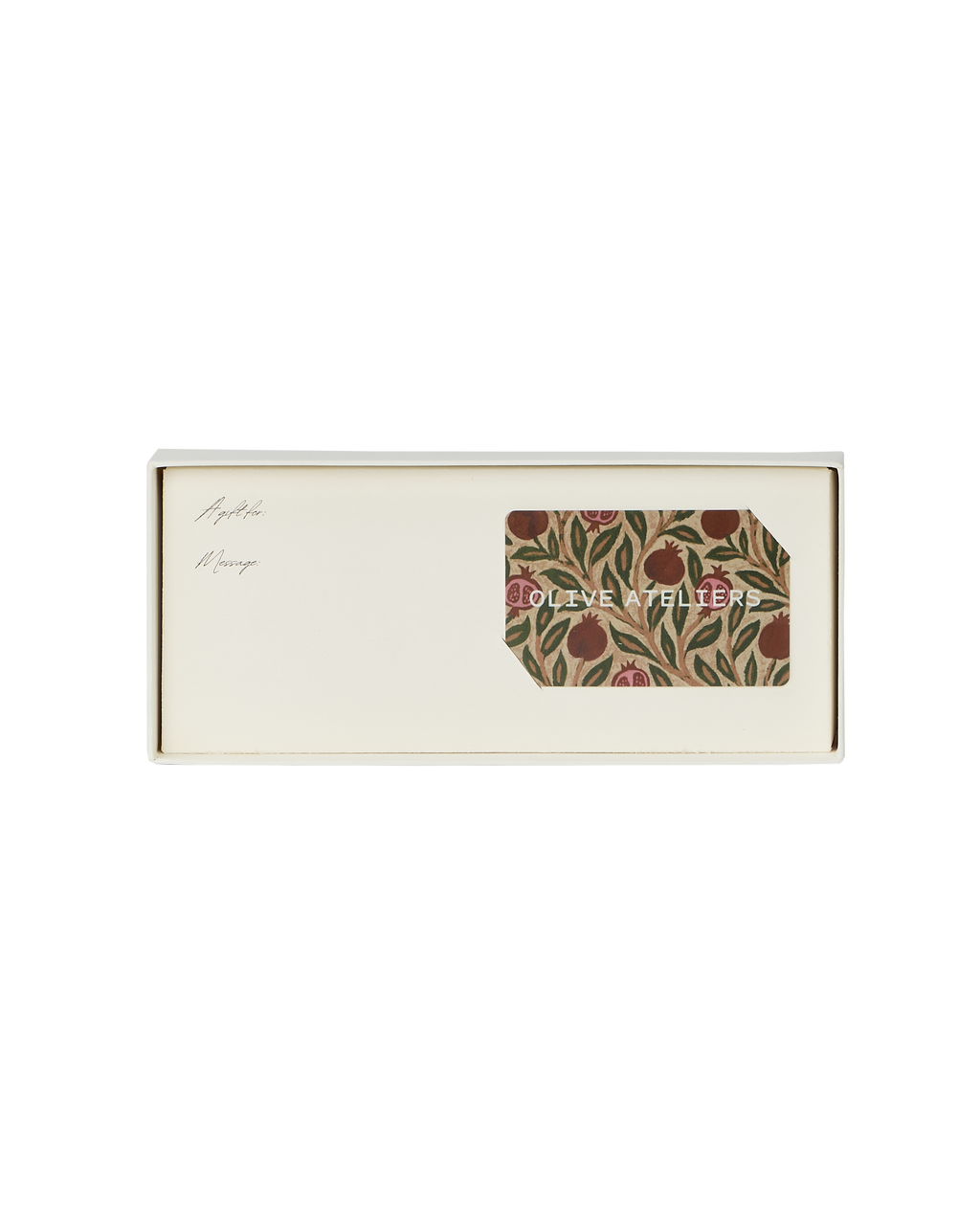 Olive Ateliers - Gift Card - Physical