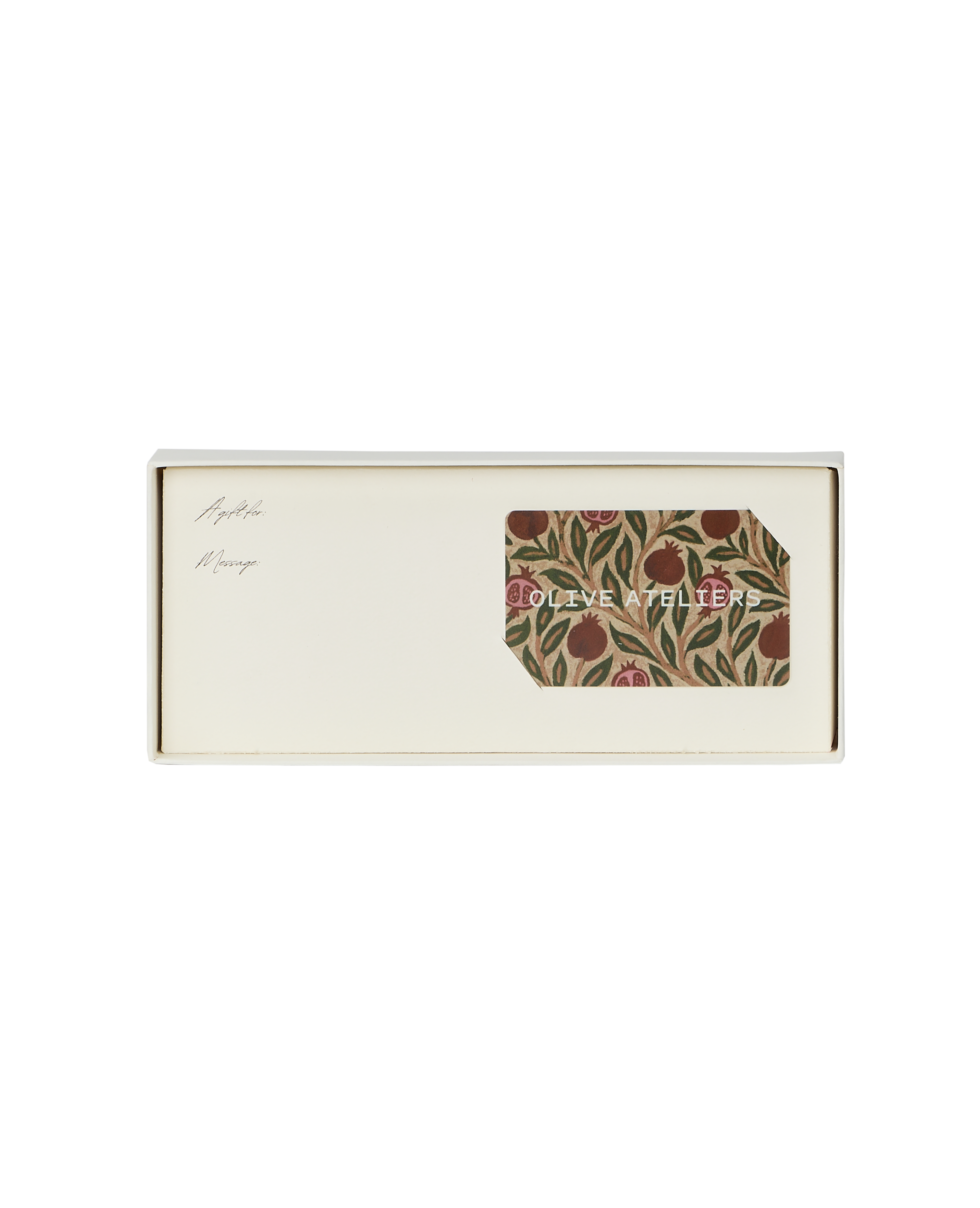 Olive Ateliers - Gift Card - Physical