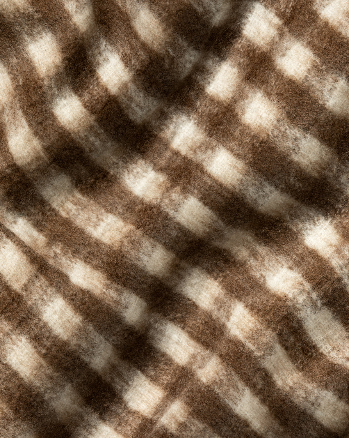 McGee & Co - Gingham Wool Blend Throw