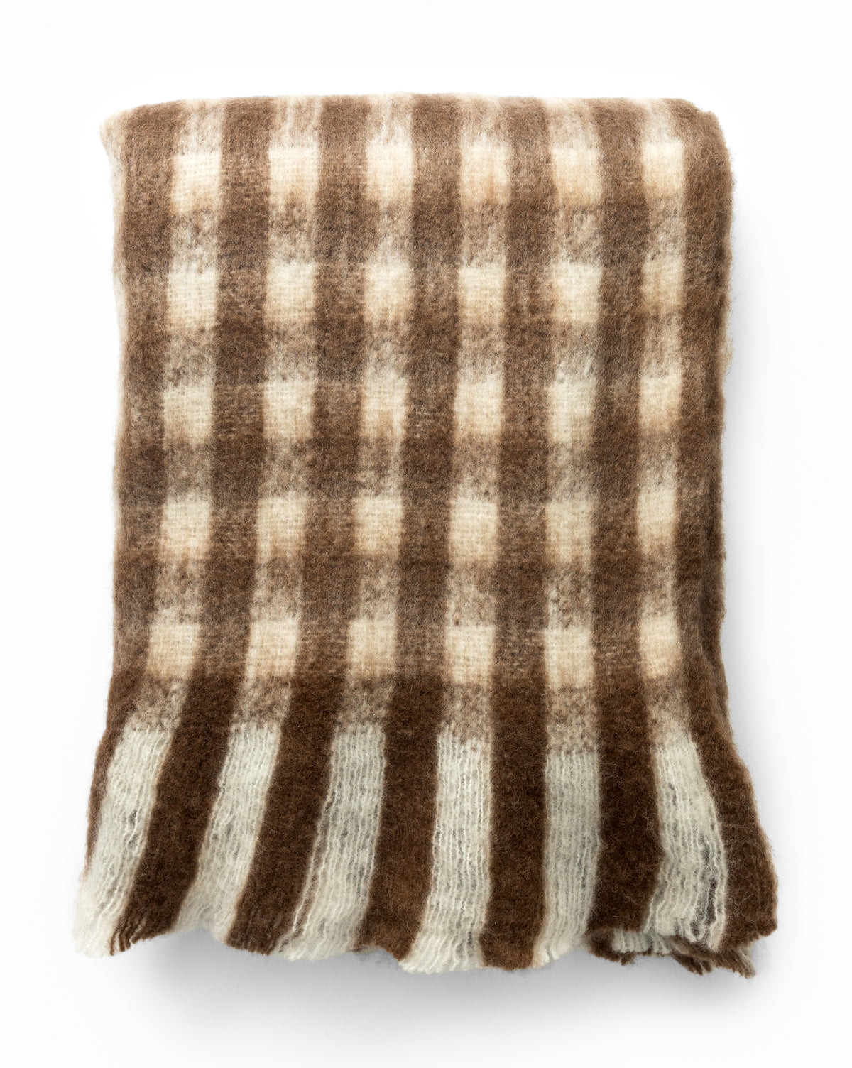 McGee & Co - Gingham Wool Blend Throw