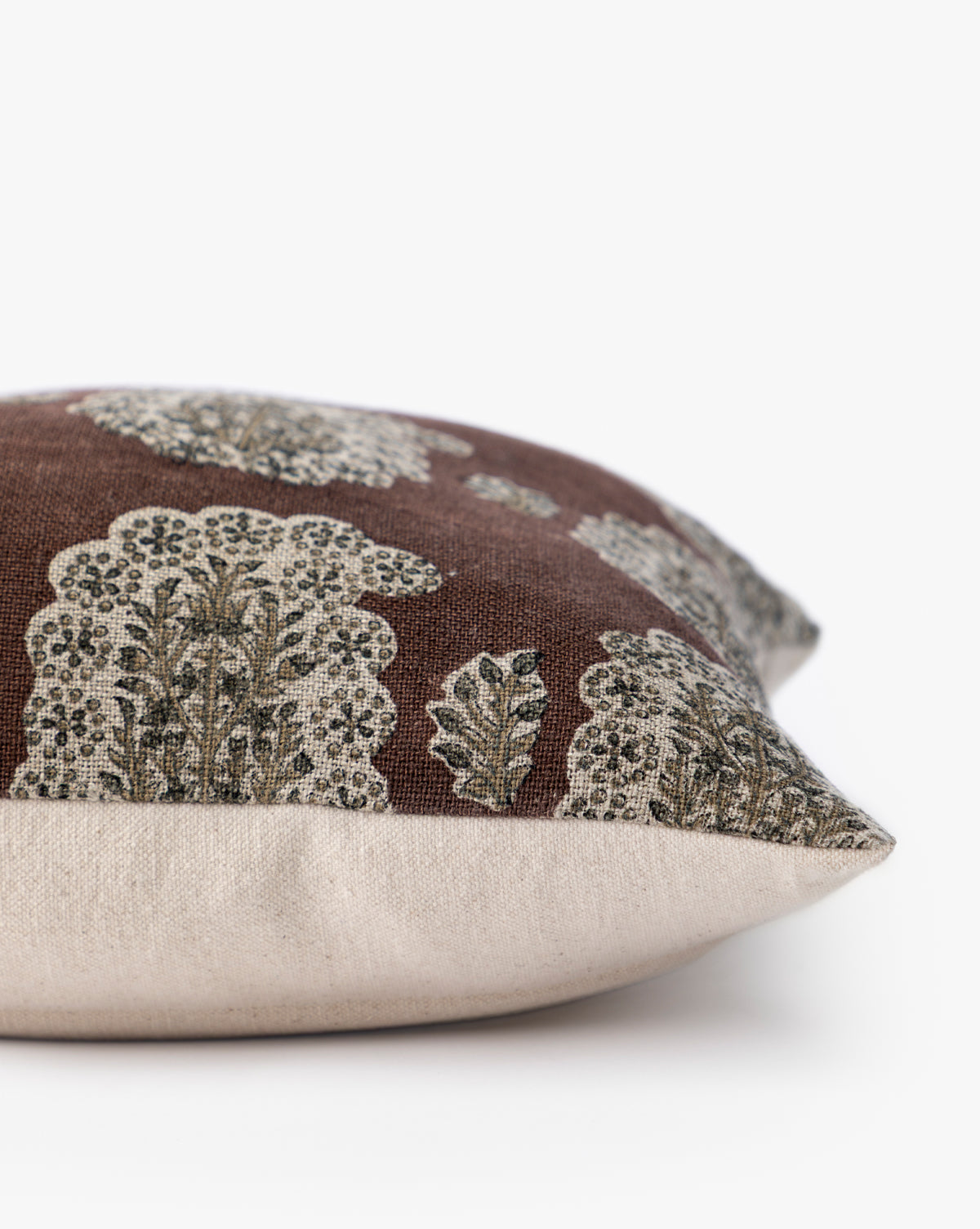 McGee & Co - Ginny Block Print Linen Pillow Cover