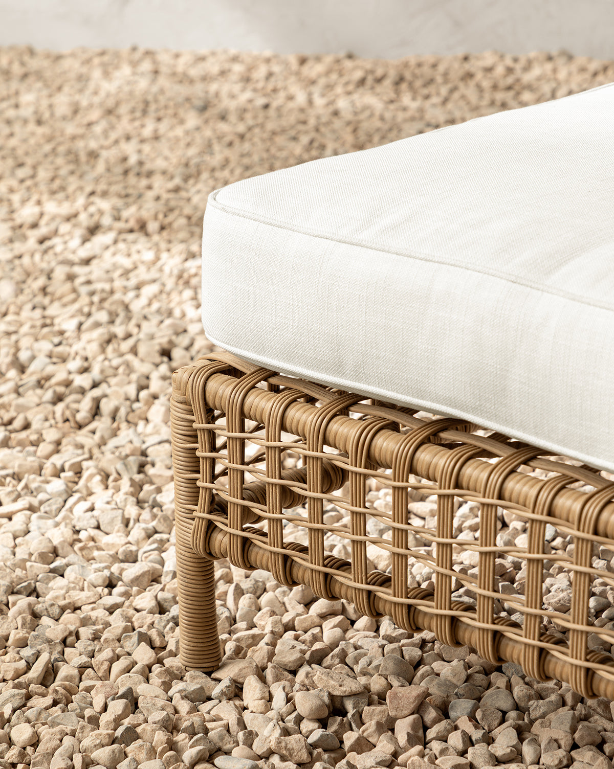 McGee & Co - Glenwood Outdoor Ottoman (Ready to Ship)
