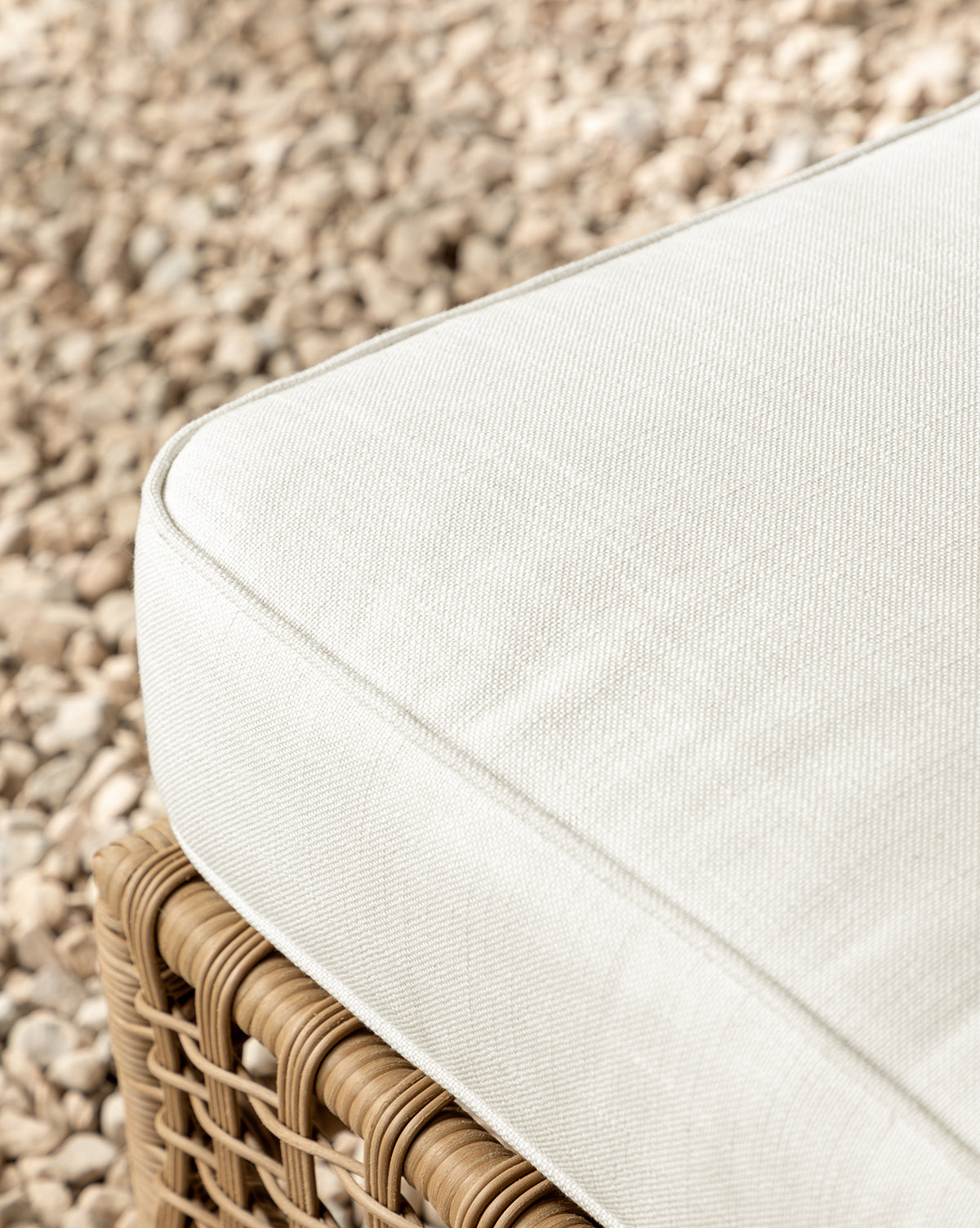 McGee & Co - Glenwood Outdoor Ottoman (Ready to Ship)