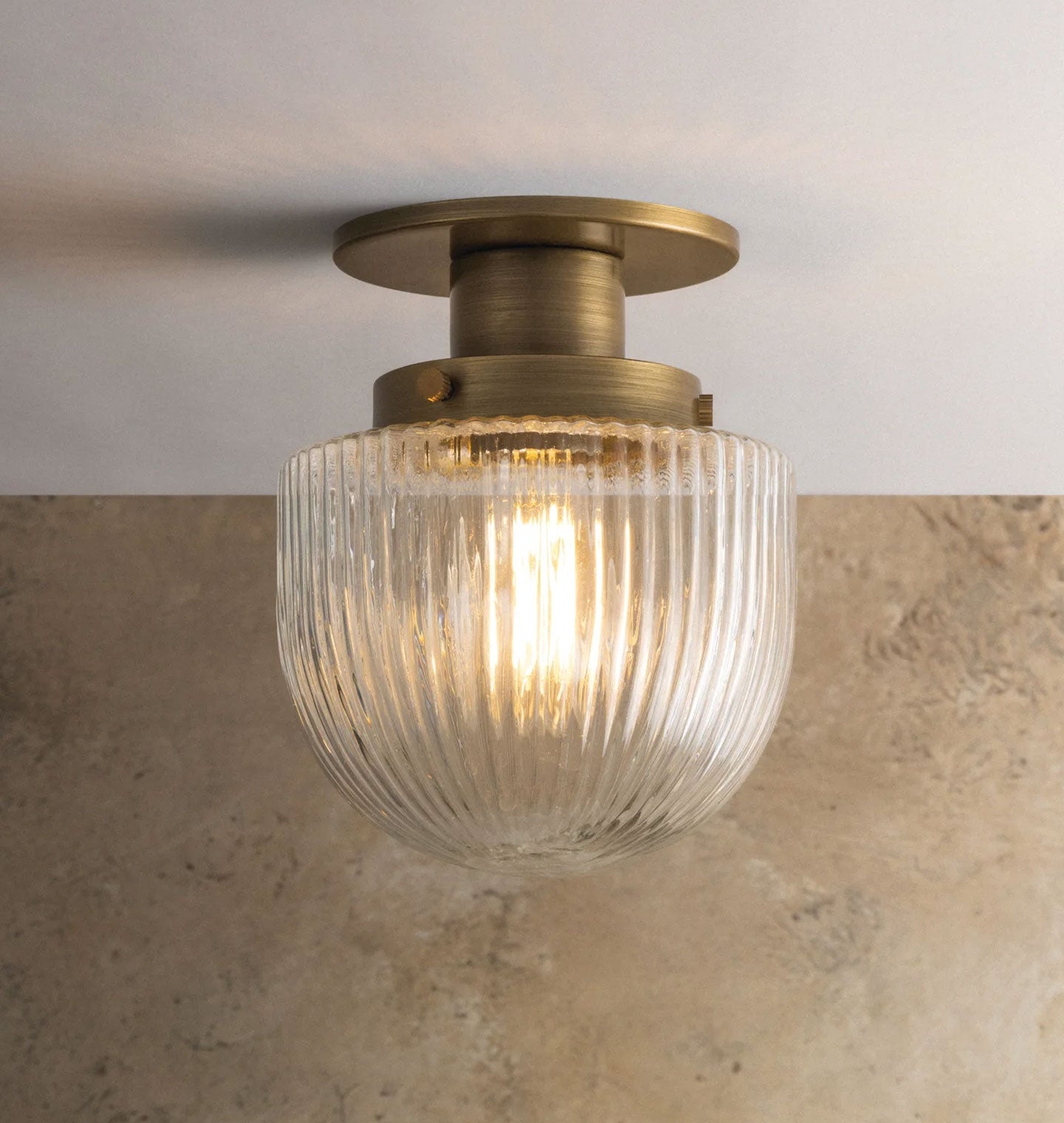 Amber Interiors - Glint Flush Mount