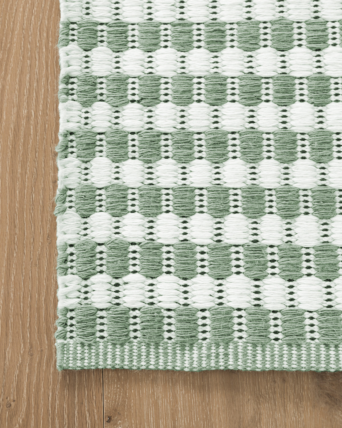 McGee & Co - Granada Green Handwoven Indoor/Outdoor Rug